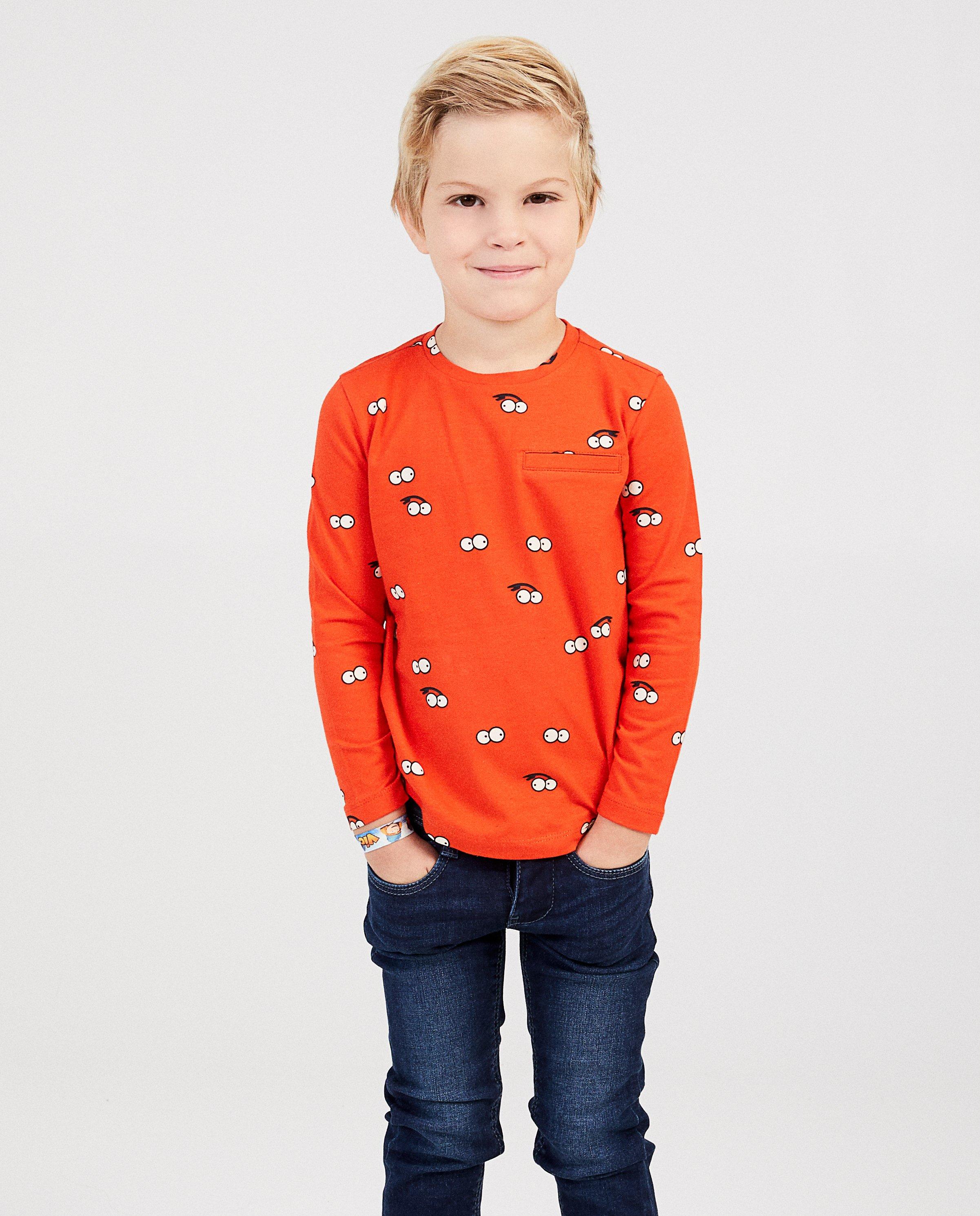 T-shirts - T-shirt rouge à manches longues