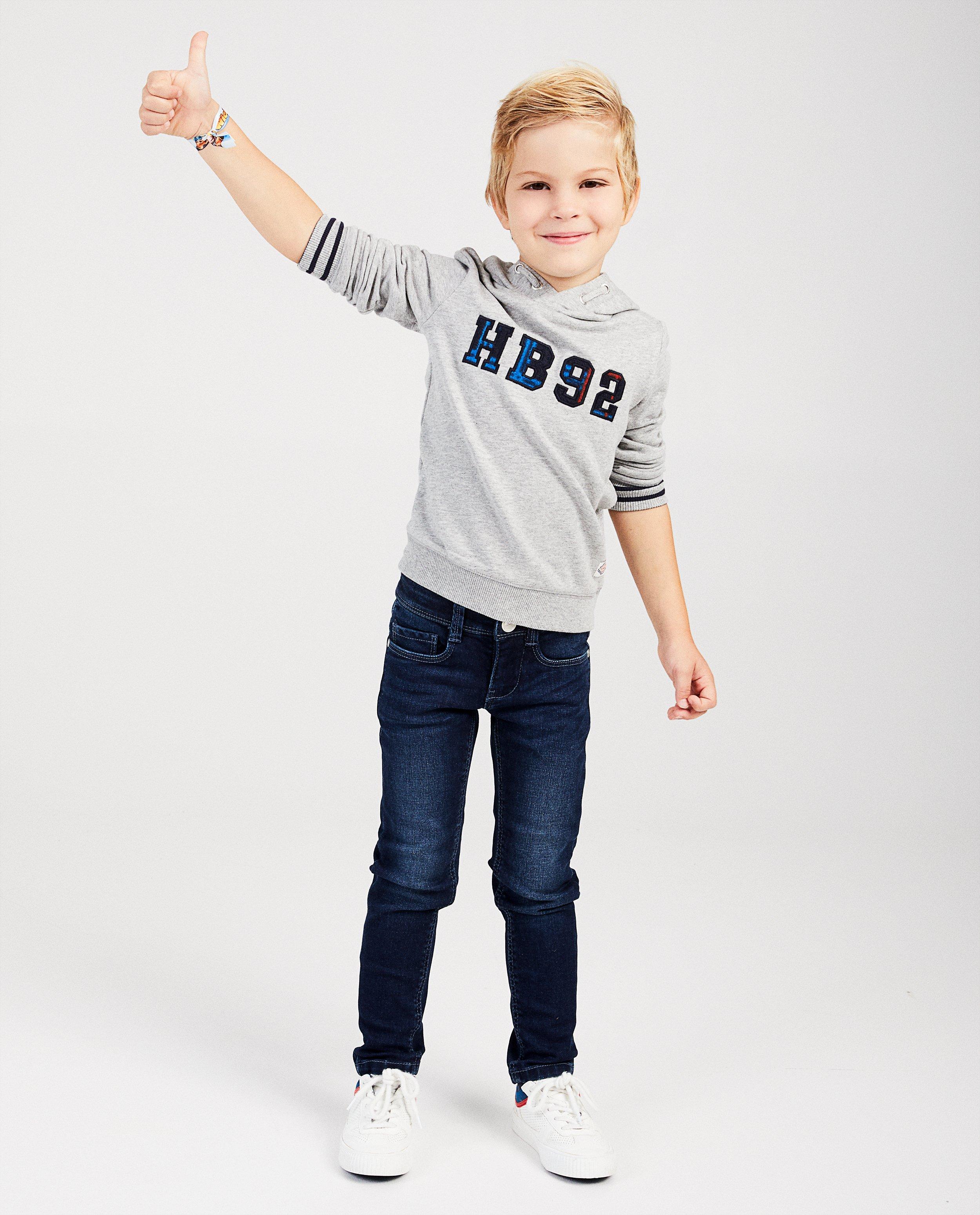 Donkerblauwe denim Hampton Bays - met wassing - Hampton Bays