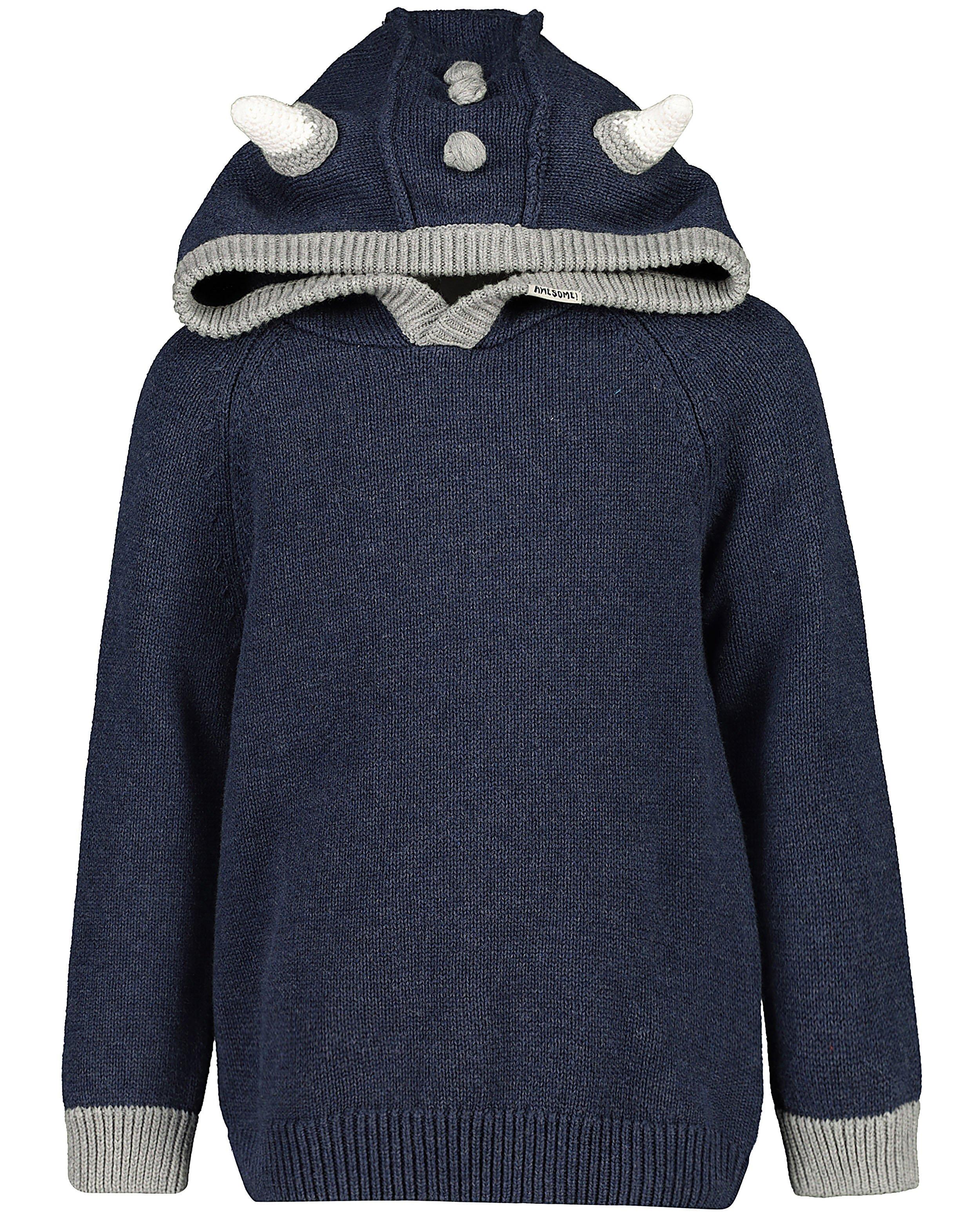Truien - Blauwe trui met Viking kap Wickie