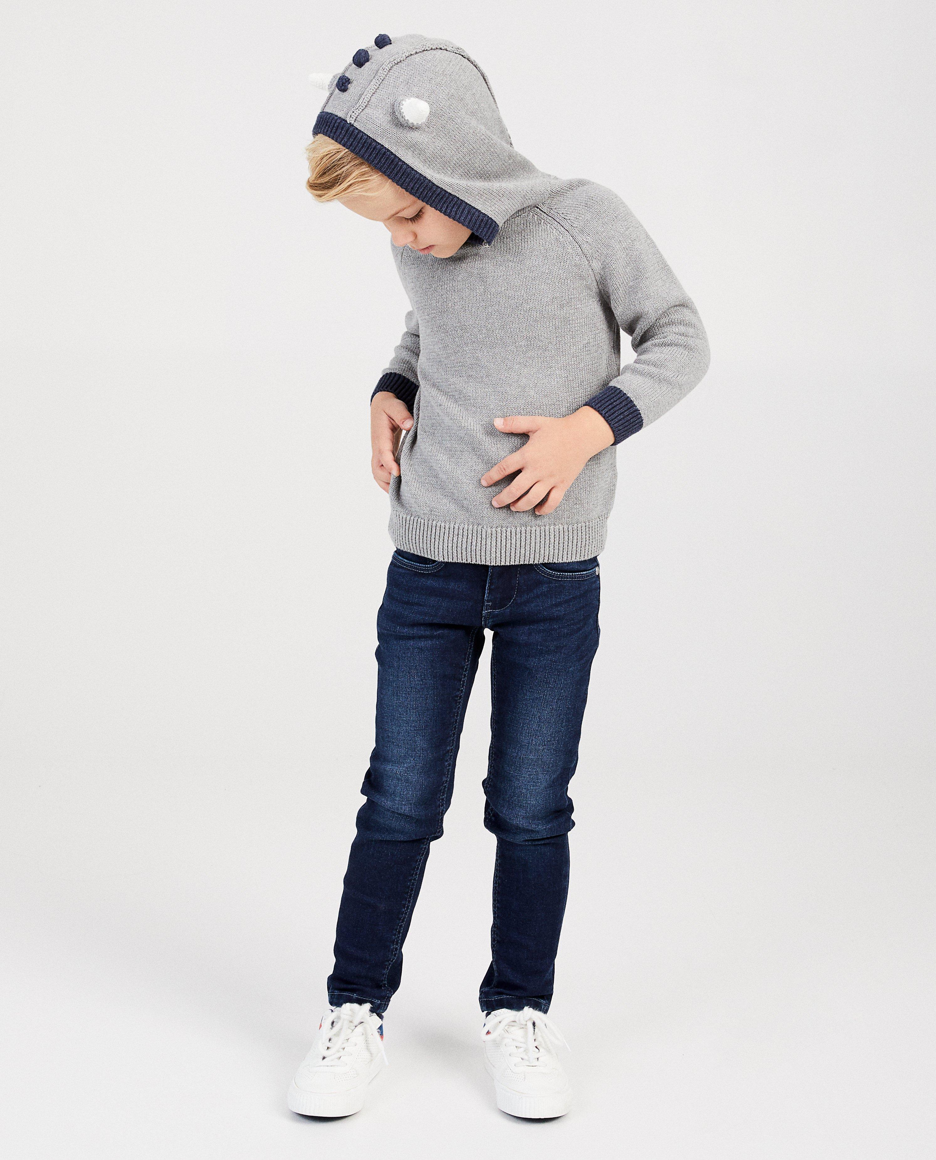 Grijze trui met Viking kap Wickie - Product Detail - grijs - afbeelding nummer 1