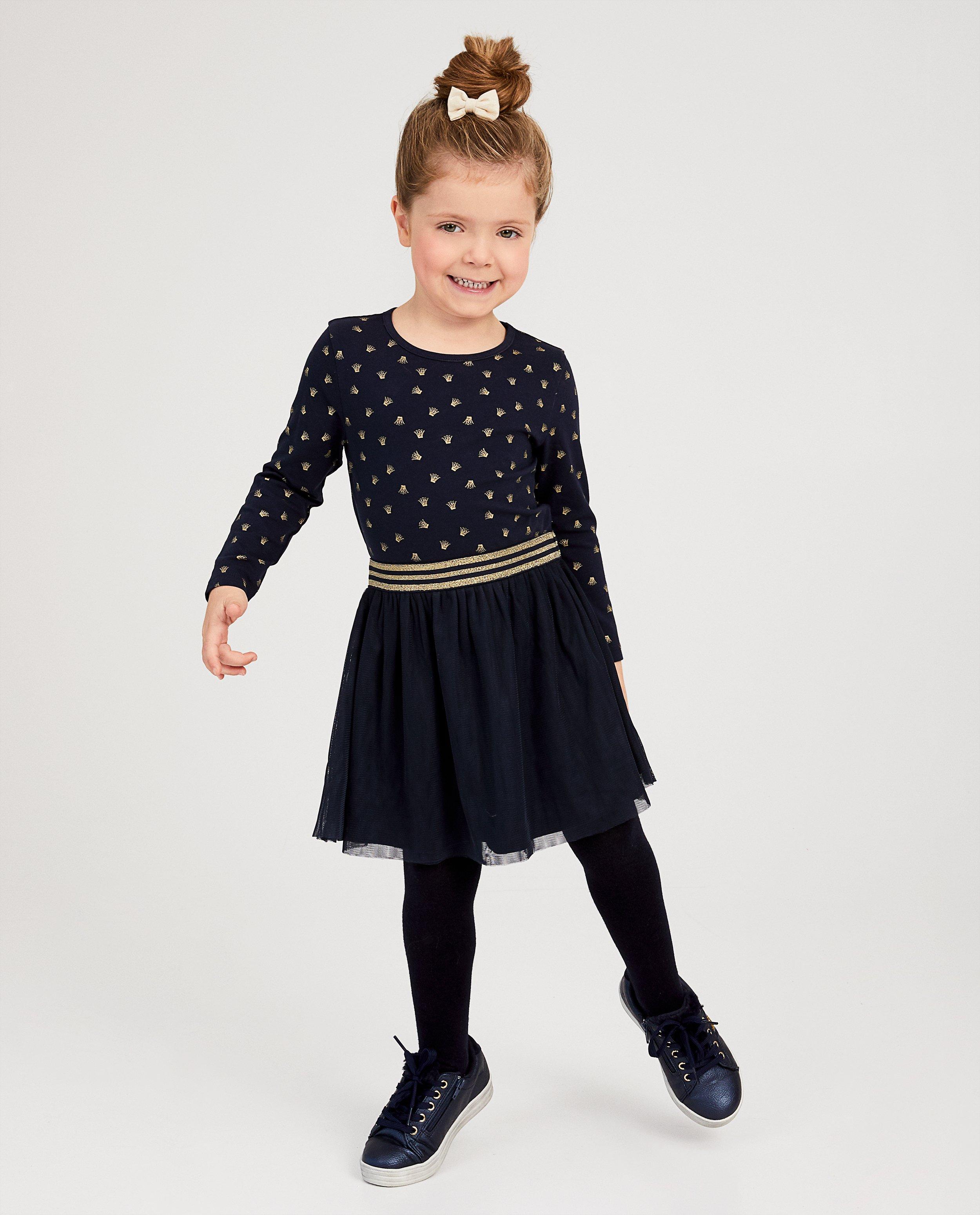 Kleedjes - Blauwe jurk met tule Prinsessia