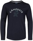 T-shirts - Blauw shirt met print Campus 12
