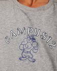 T-shirts - Grijs shirt met print Campus 12