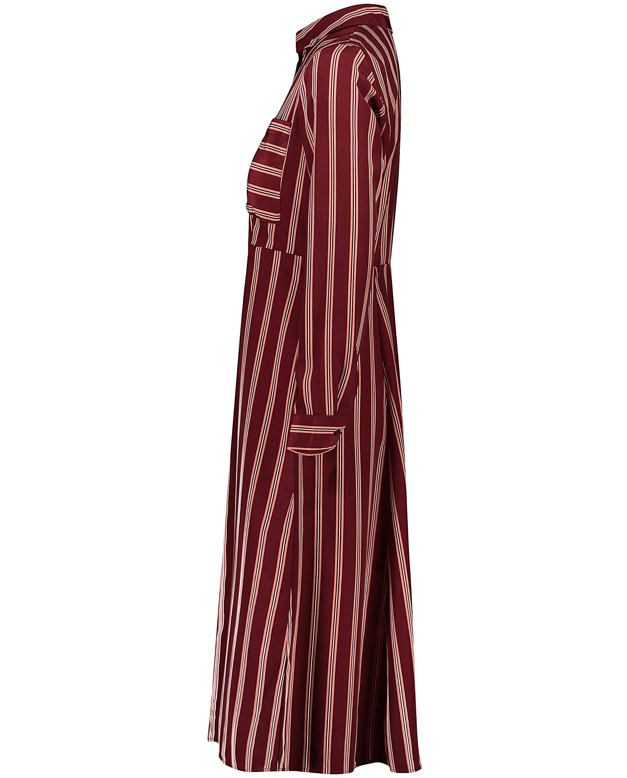Kleedjes - Bordeaux jurk met strepen Youh!