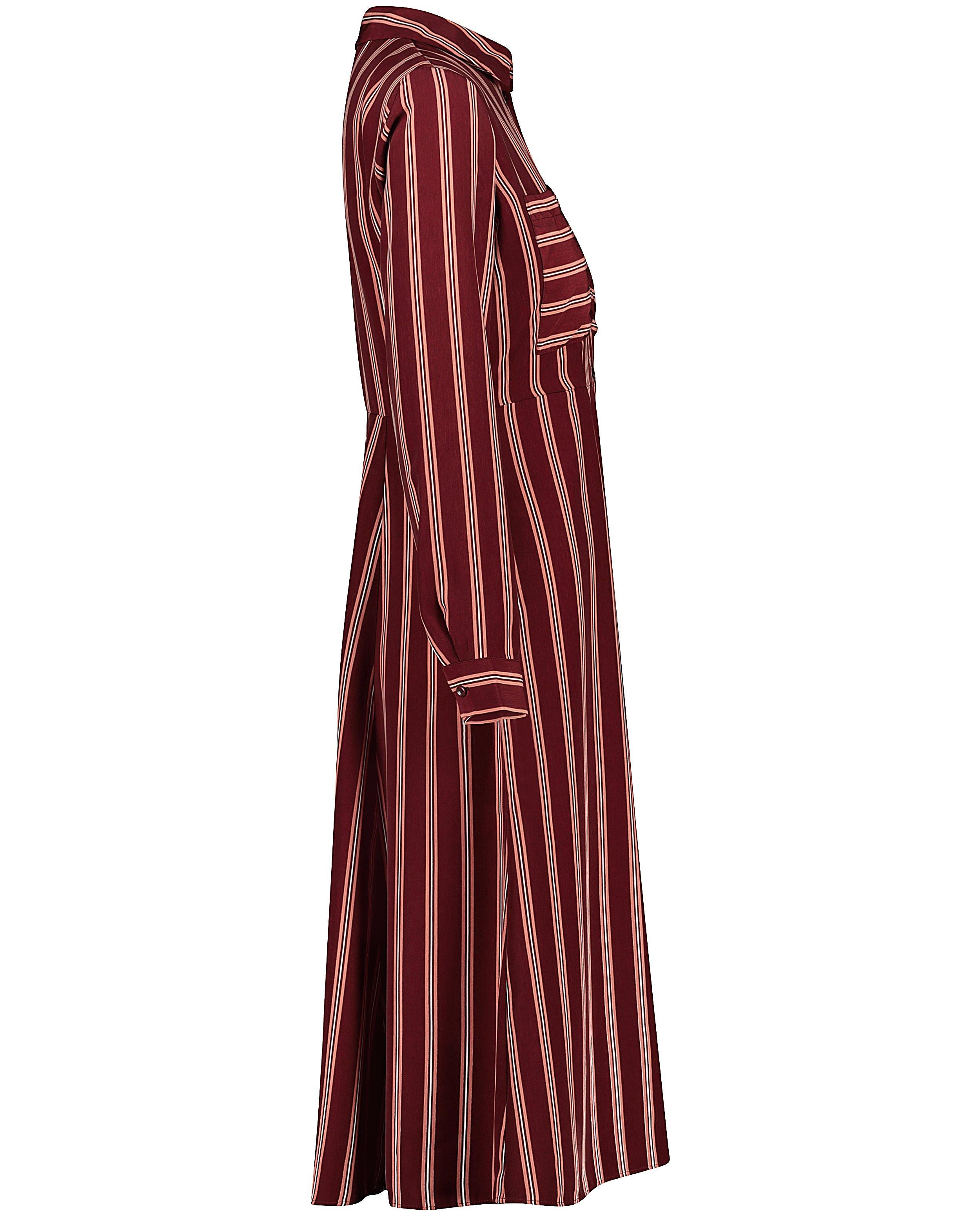 Kleedjes - Bordeaux jurk met strepen Youh!