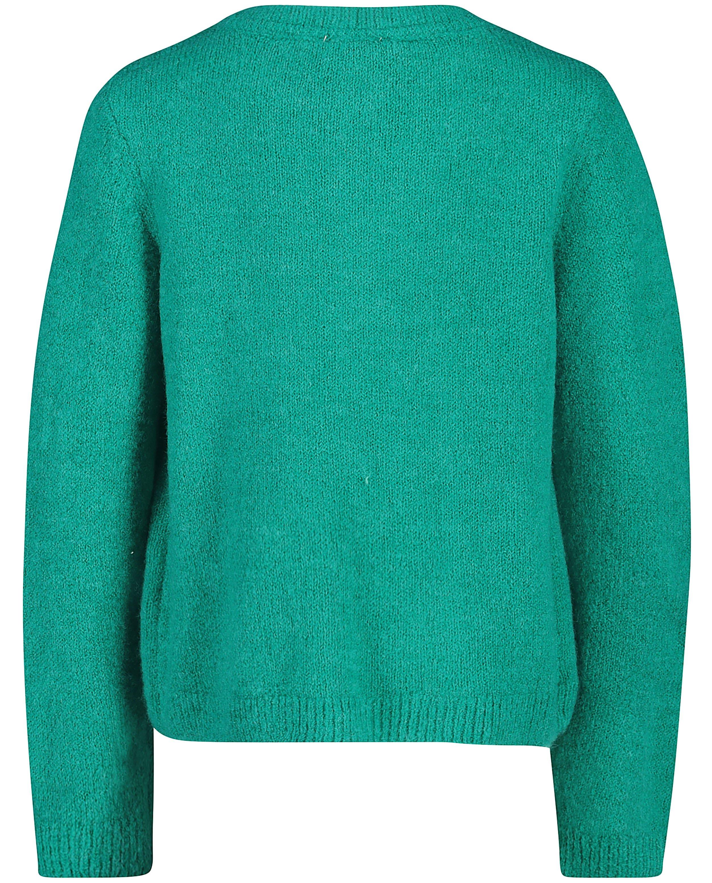 Cardigans - Turquoise gebreide vest