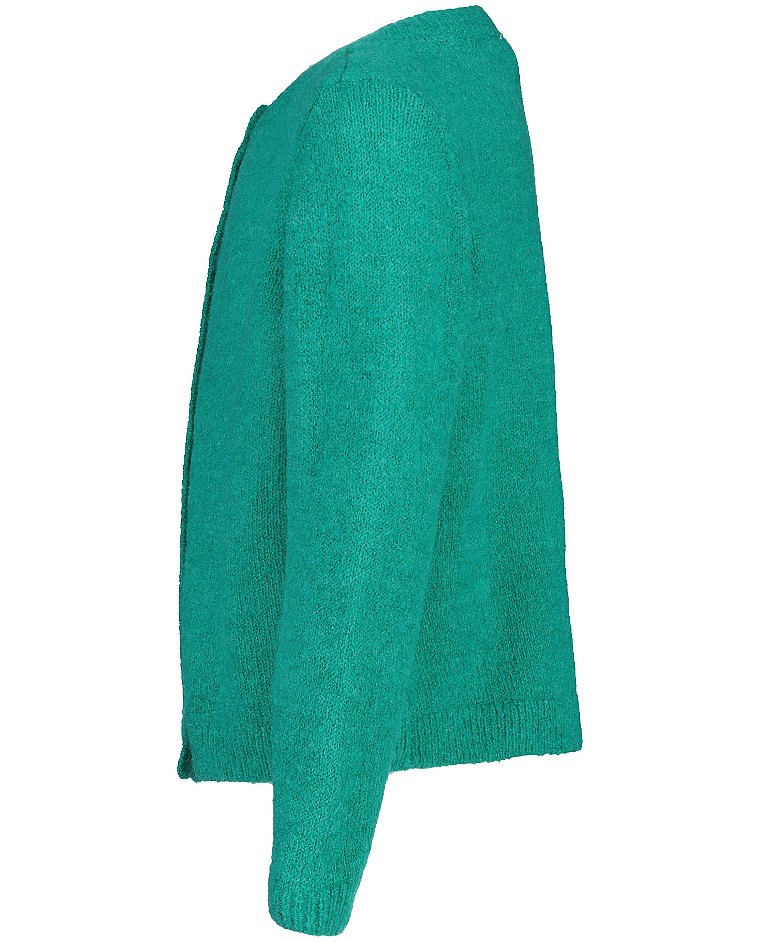 Cardigans - Turquoise gebreide vest