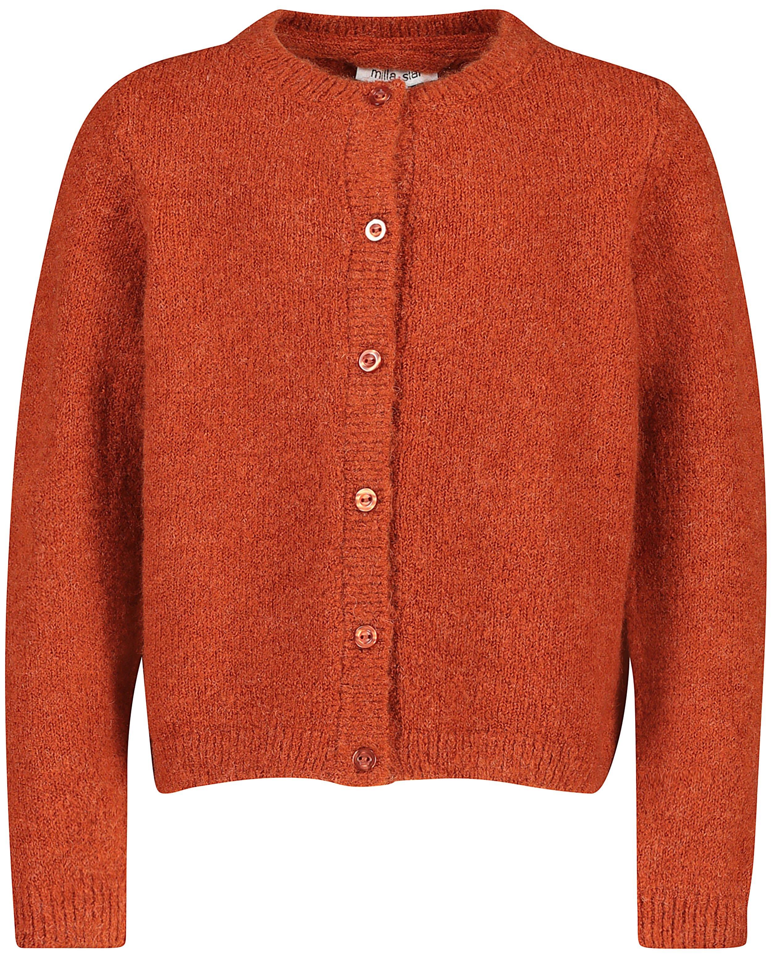 Cardigans - Roestbruin gebreide vest