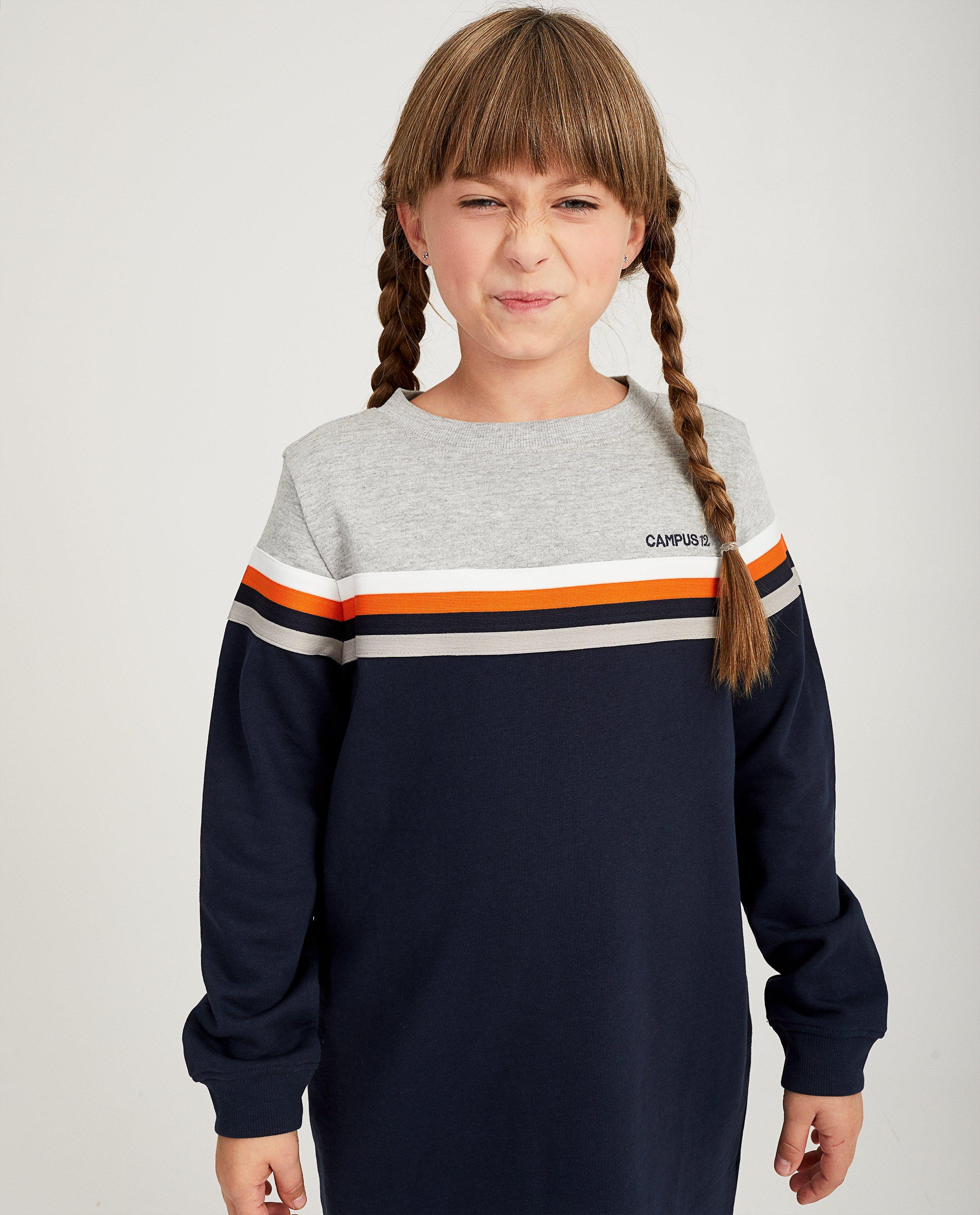 Kleedjes - Donkerblauwe sweaterjurk Campus 12