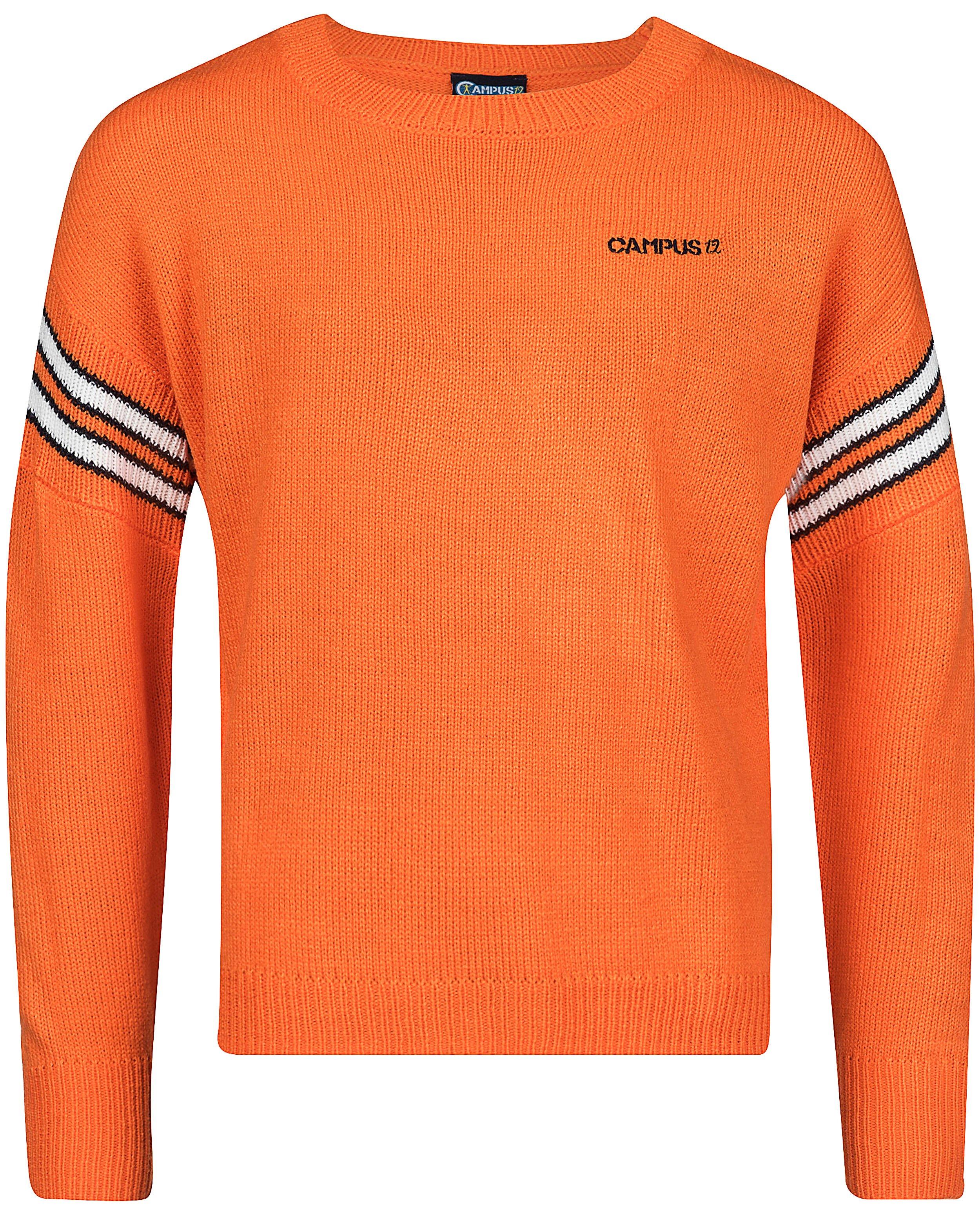 Truien - Oranje trui met strepen Campus 12