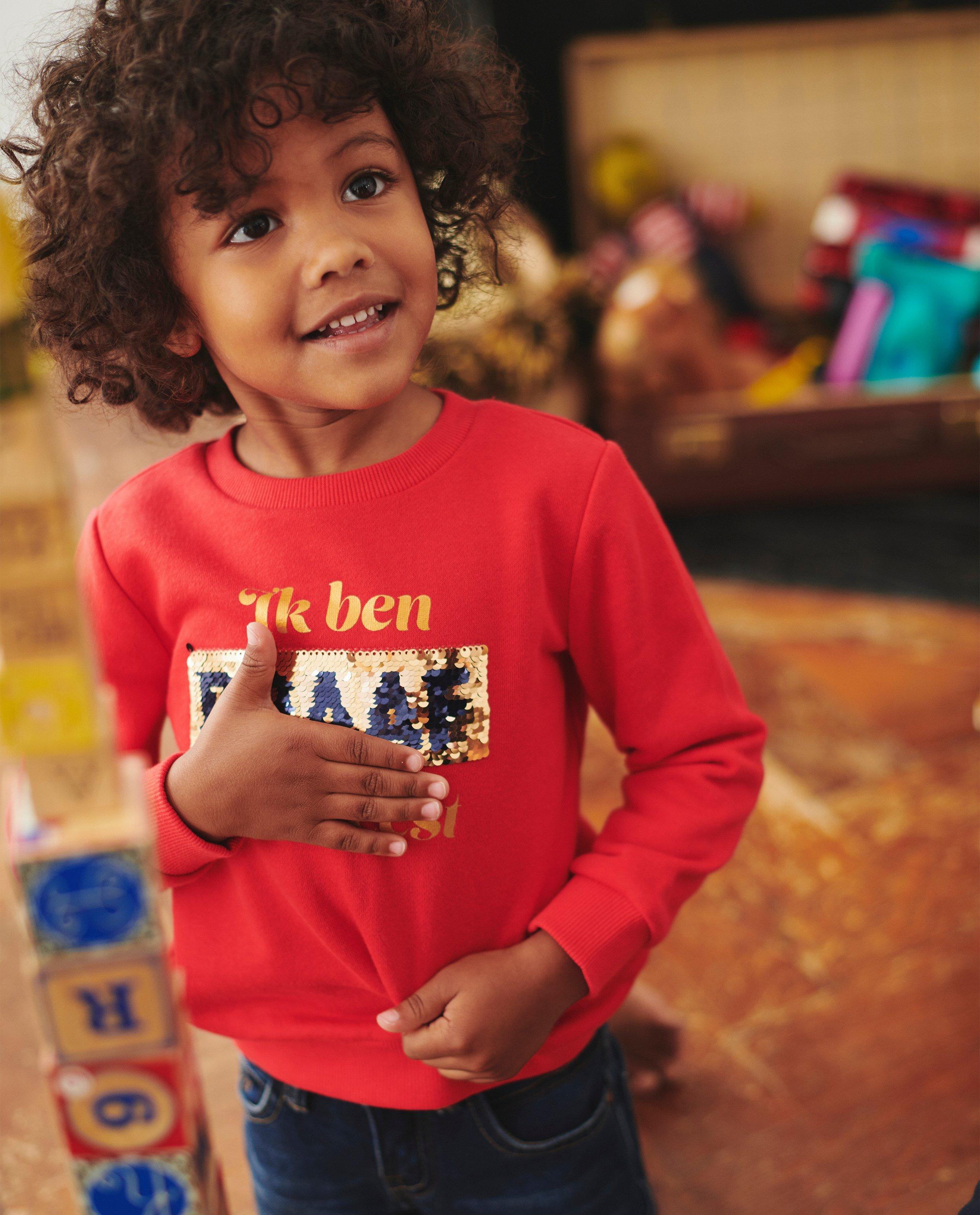 Sweaters - Rode unisex sweater Sinterklaas