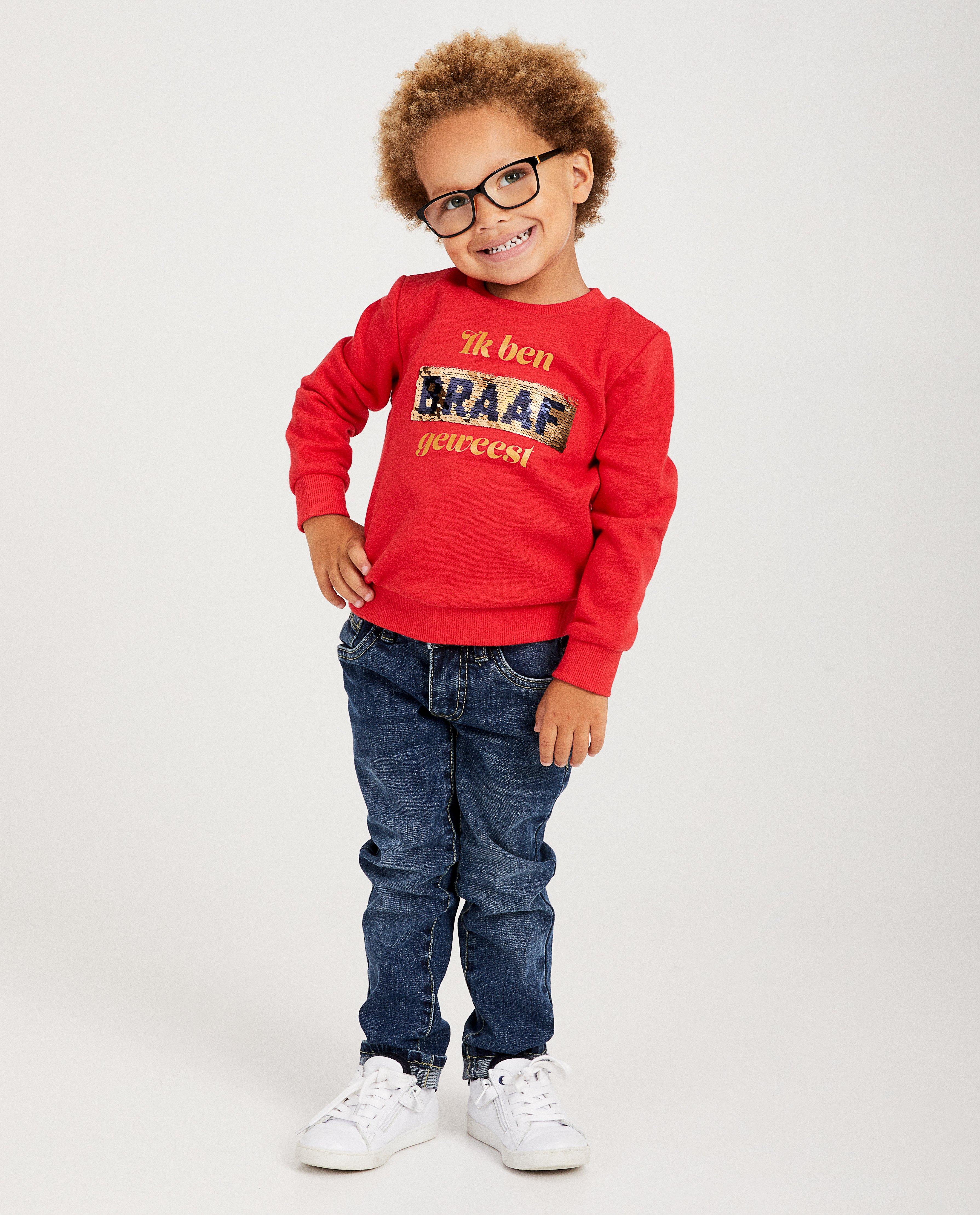 Rode unisex sweater Sinterklaas - Dag Sinterklaas - Sinterklaas