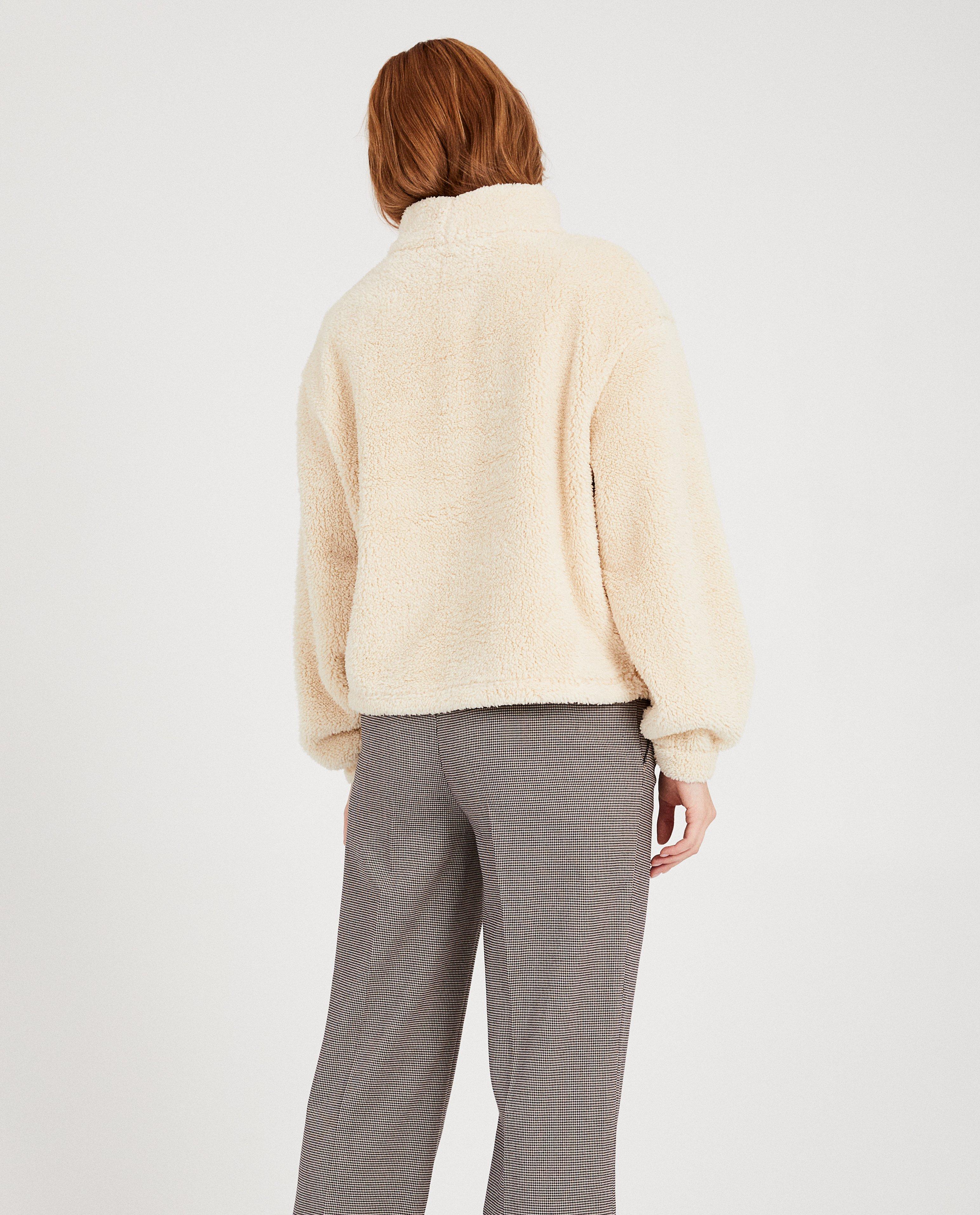 Sweaters - Beige teddy trui Sora