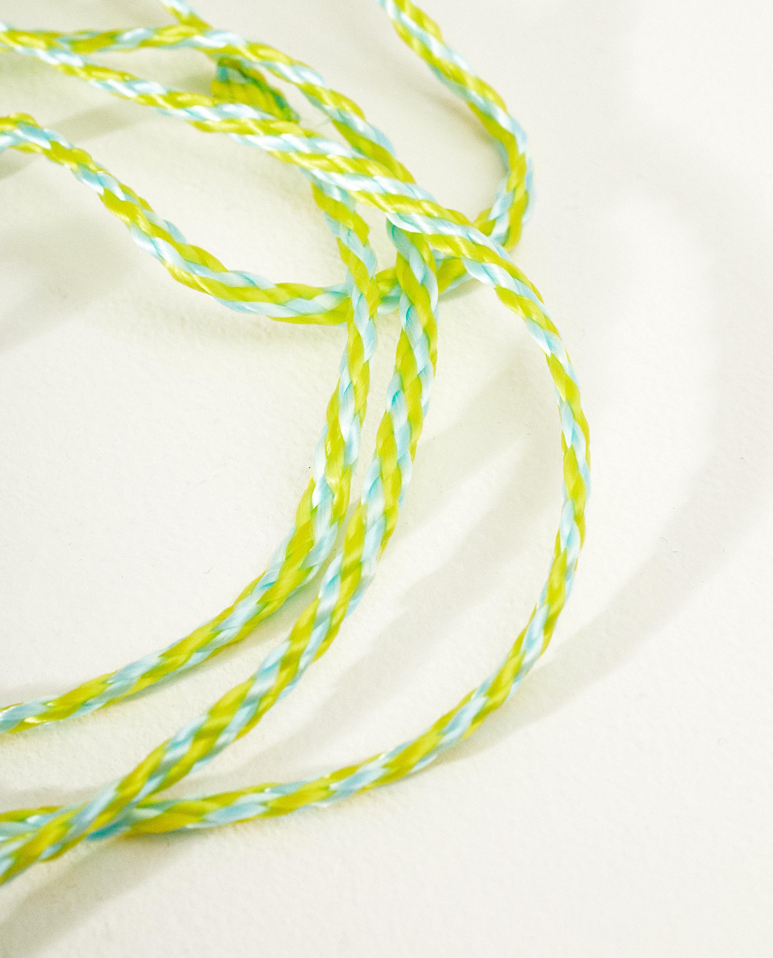 Gadgets - Blauw en geel vingertouw