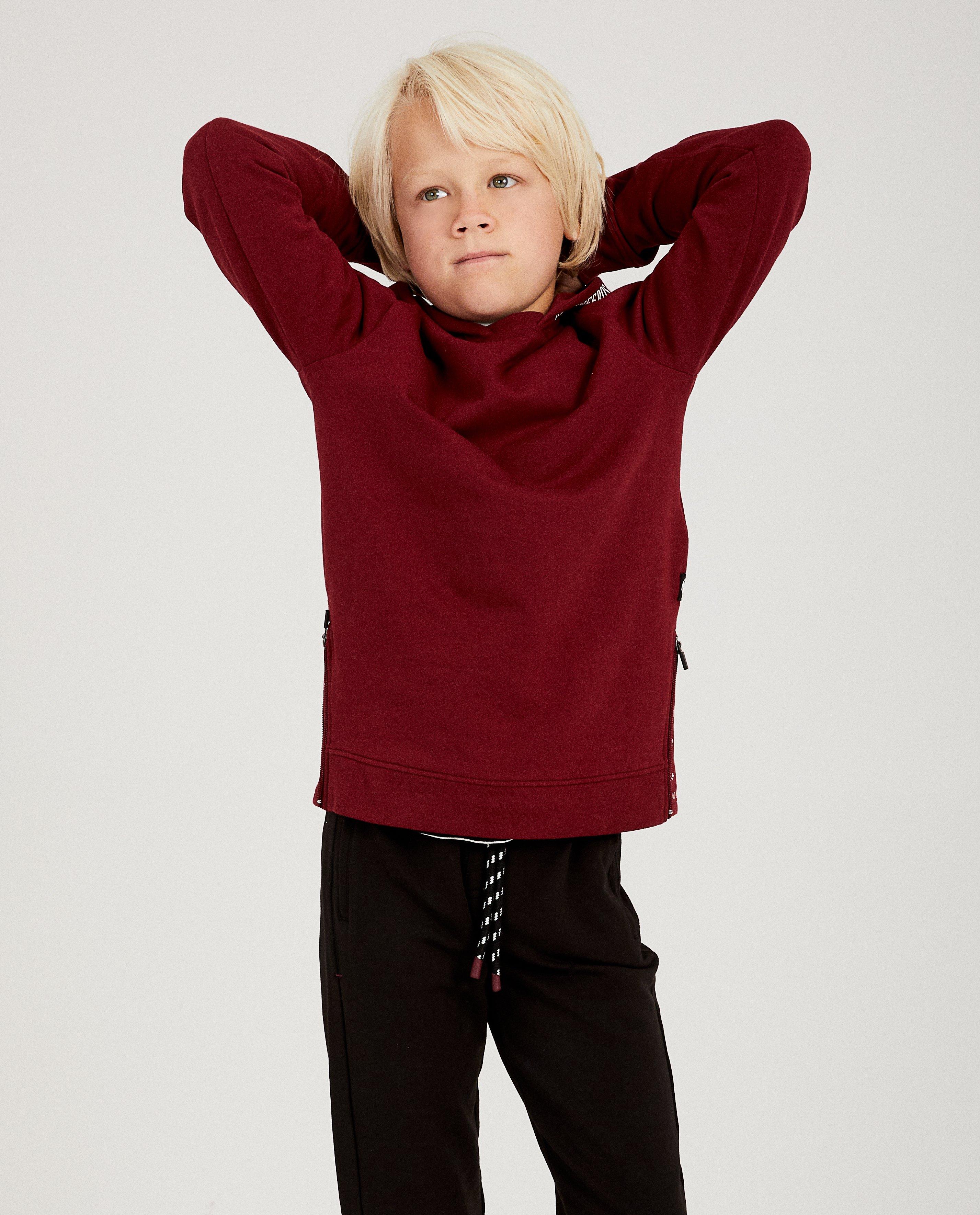 Sweaters - Bordeauxrode hoodie Nachtwacht