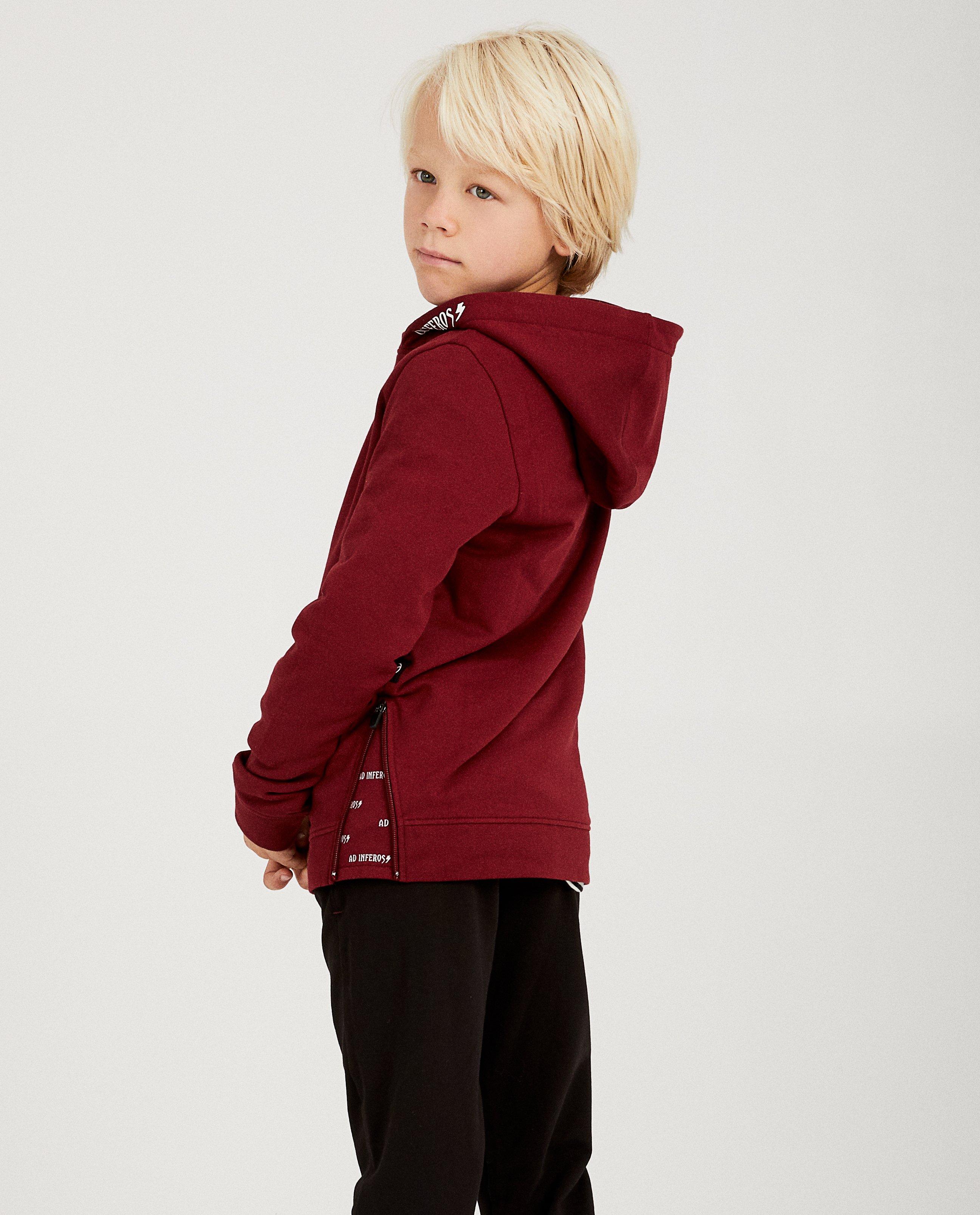 Sweaters - Bordeauxrode hoodie Nachtwacht