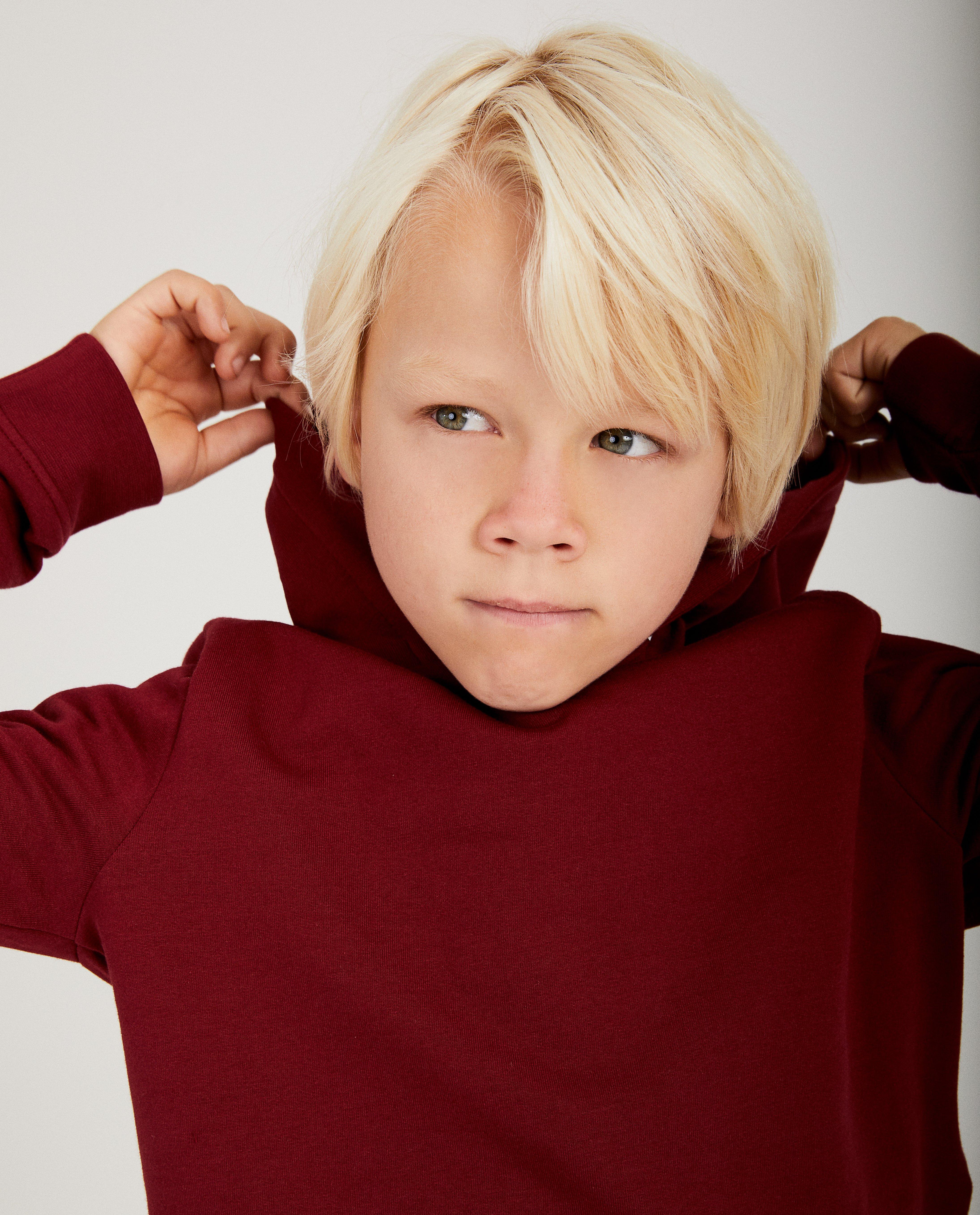 Sweaters - Bordeauxrode hoodie Nachtwacht