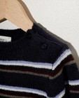 Truien - Donkerblauwe trui met strepen