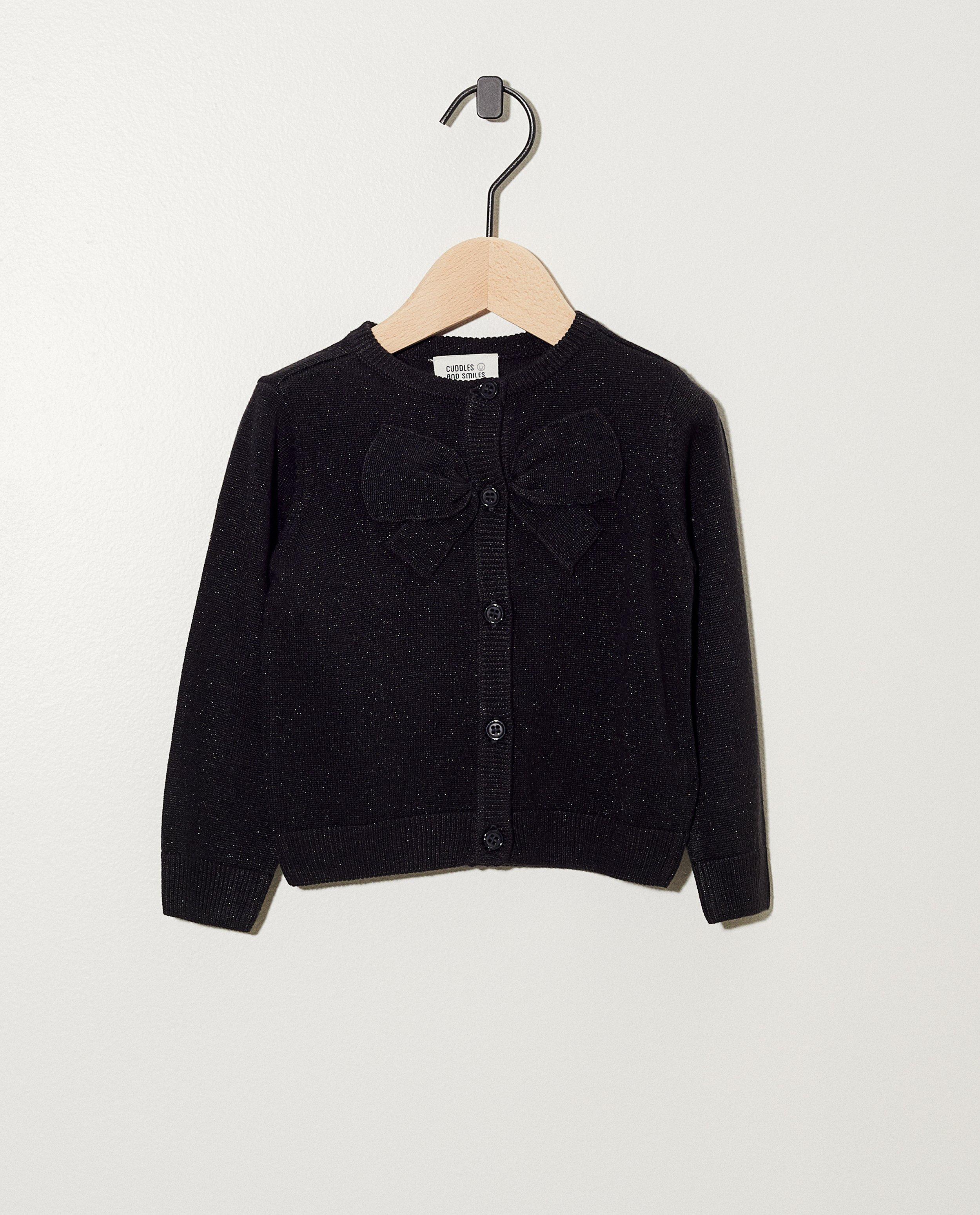 Zwart vest met strik - en metaaldraad - Cuddles and Smiles