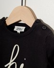Truien - Donkergrijze trui met opschrift