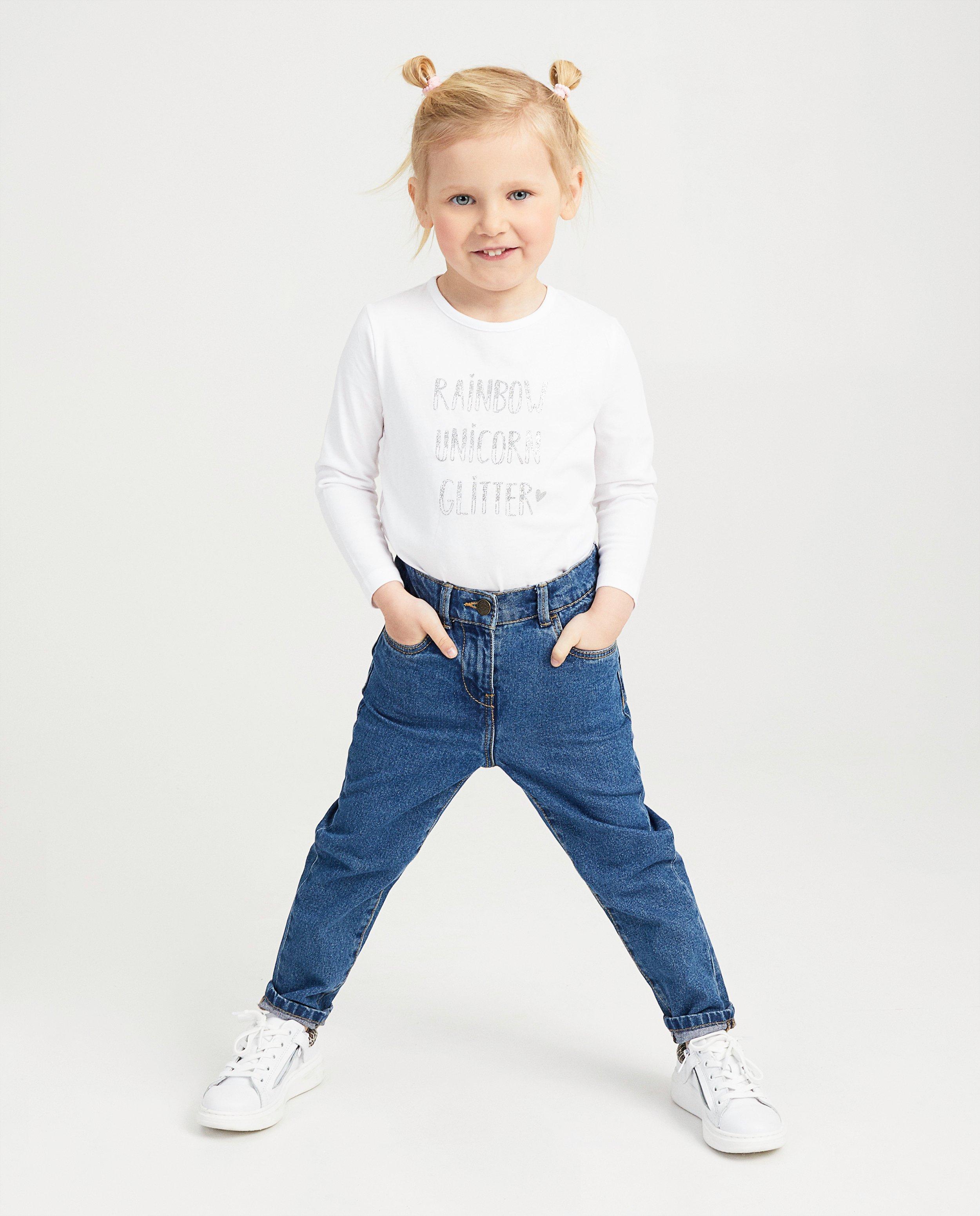 Wit shirt met opschrift BESTies - in glitter - Besties