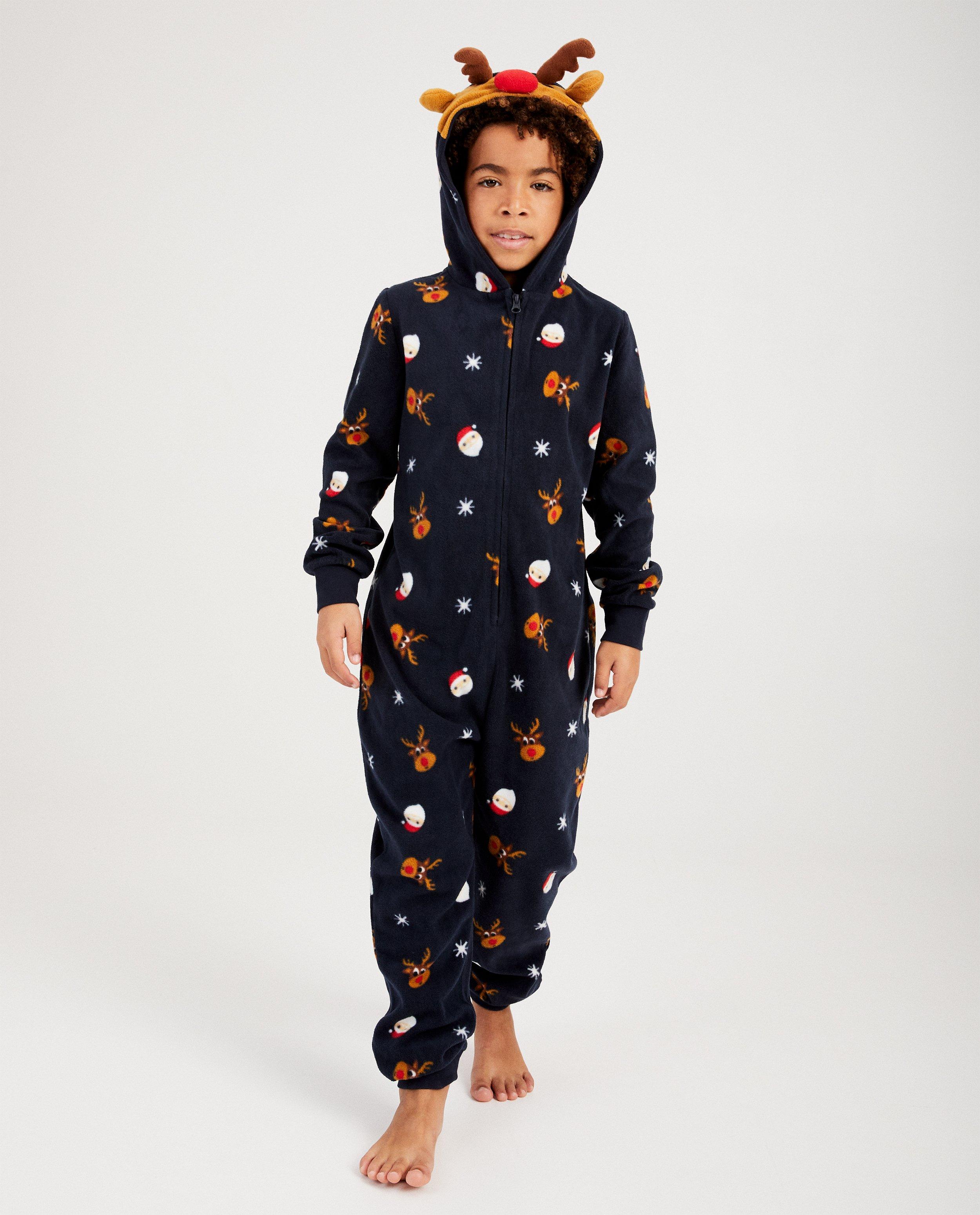 Blauwe rendier-onesie, 7-14 jaar - Product Detail - meerkleurig - afbeelding nummer 1