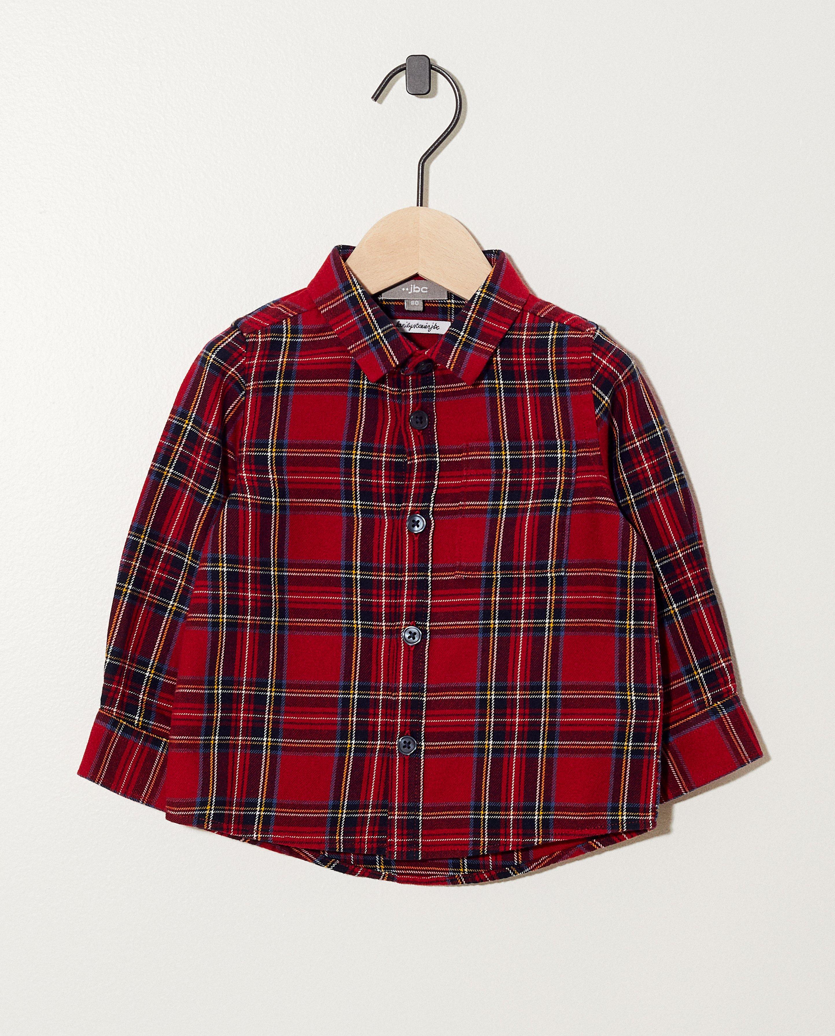 Chemise rouge à carreaux - #familystoriesJBC - JBC