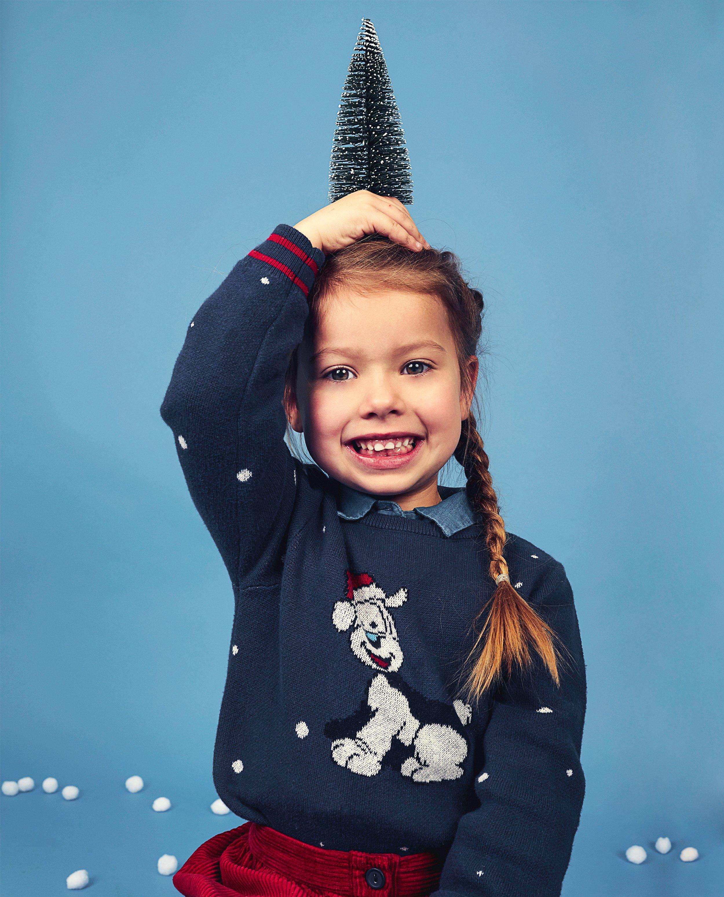 Pulls - Pull de Noël bleu, Samson