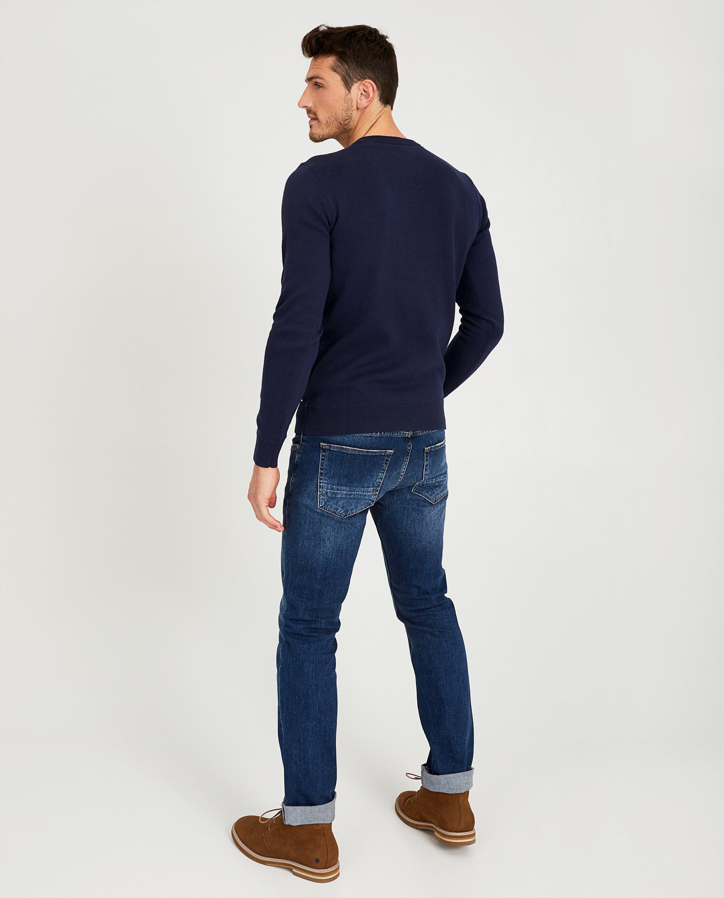 Blauwe kersttrui met Samson - Product Detail - donkerblauw - afbeelding nummer 3