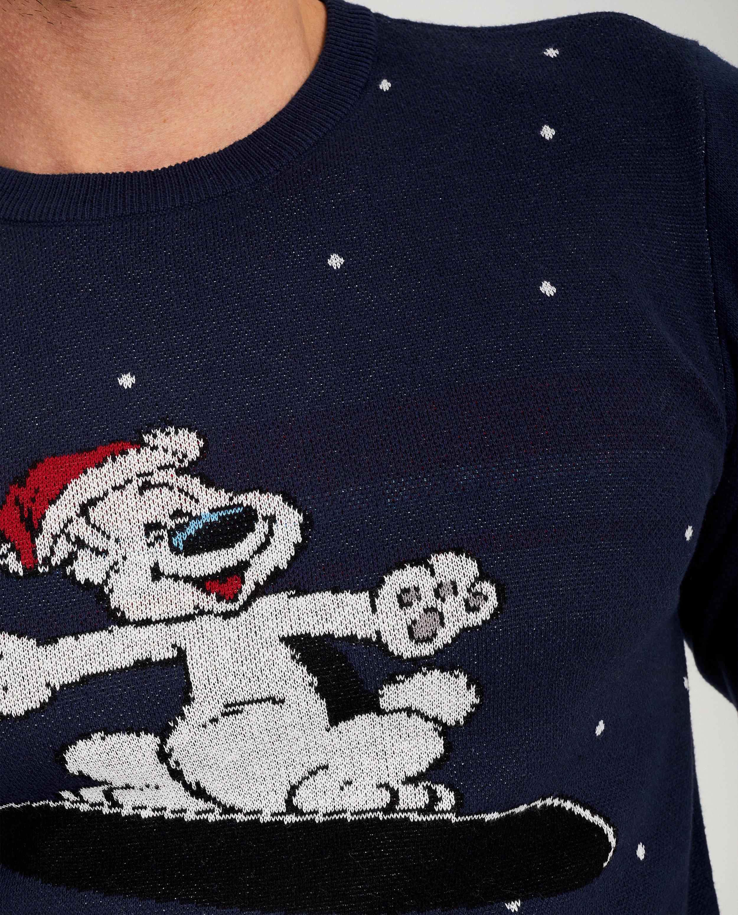 Blauwe kersttrui met Samson - Product Detail - donkerblauw - afbeelding nummer 4