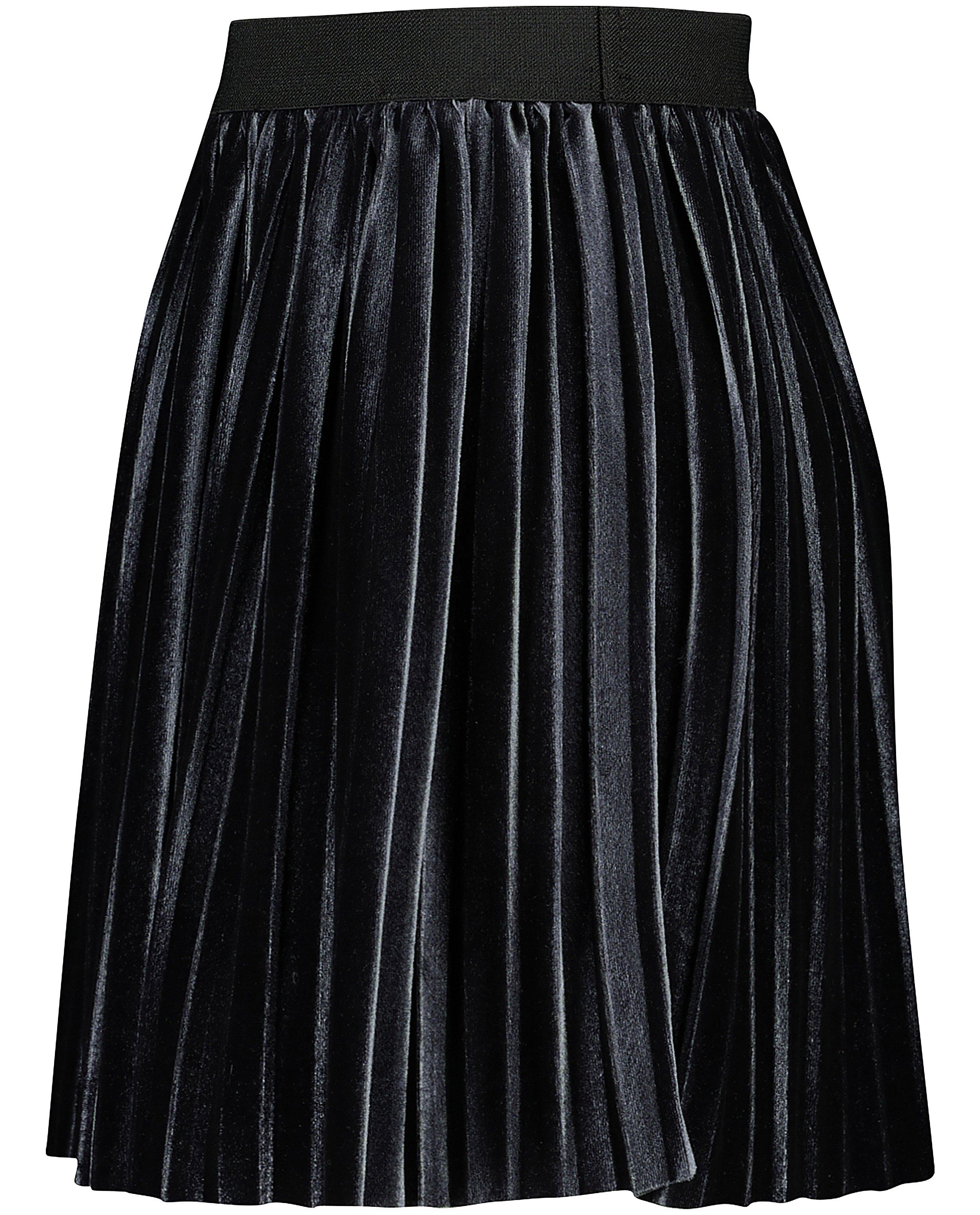 Donkergrijze rok van fluweel - Product Detail - donkergrijs - afbeelding nummer 7