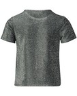 T-shirts - Blouse noire avec un fil métallisé