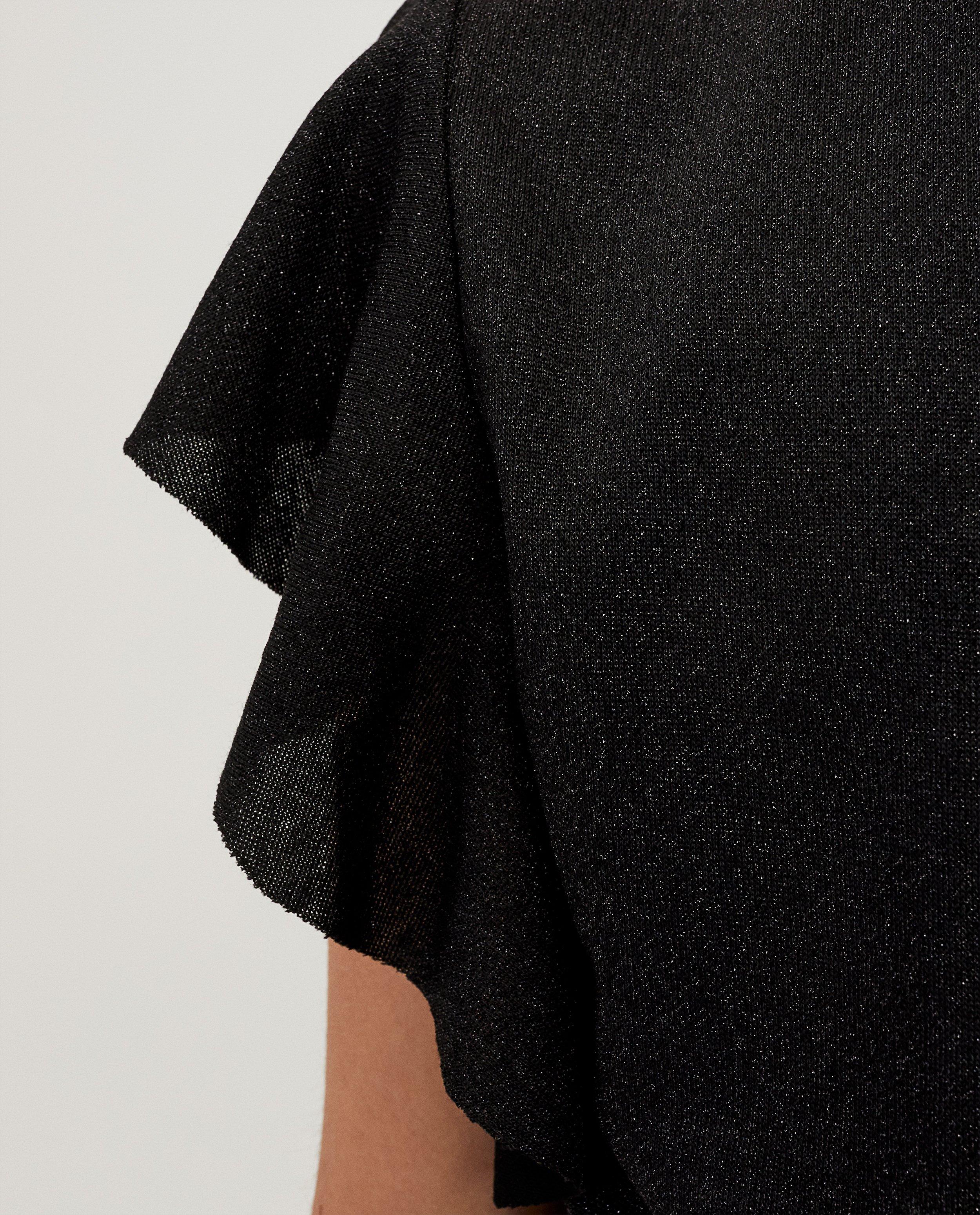 T-shirts - Body noir, fil métallisé