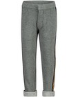 Pantalons - Pantalon gris, rayure