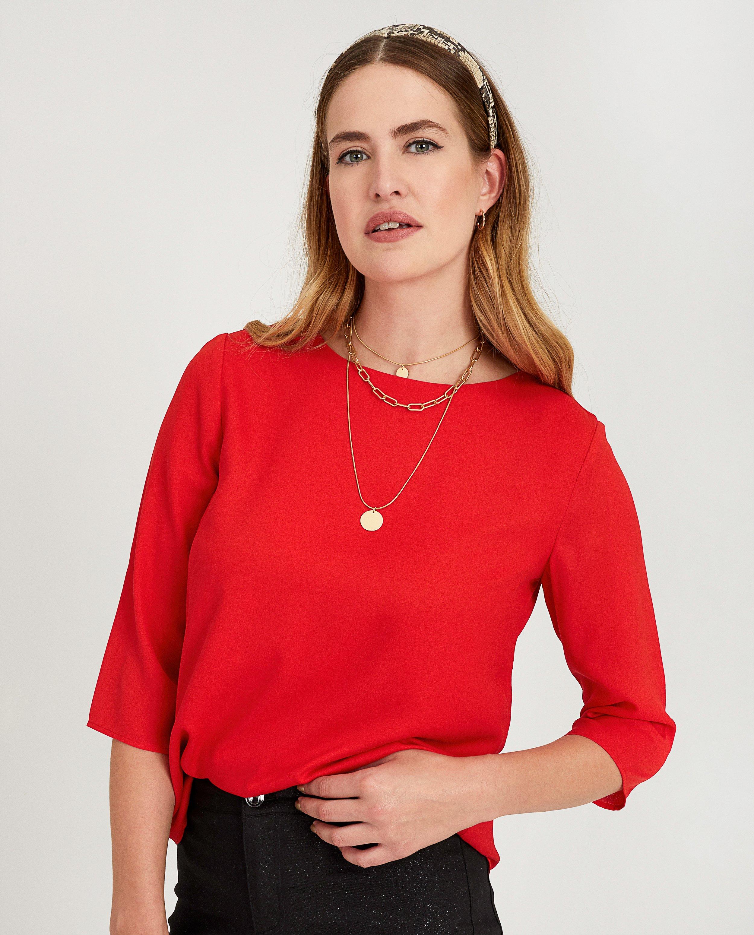 Hemden - Rode blouse