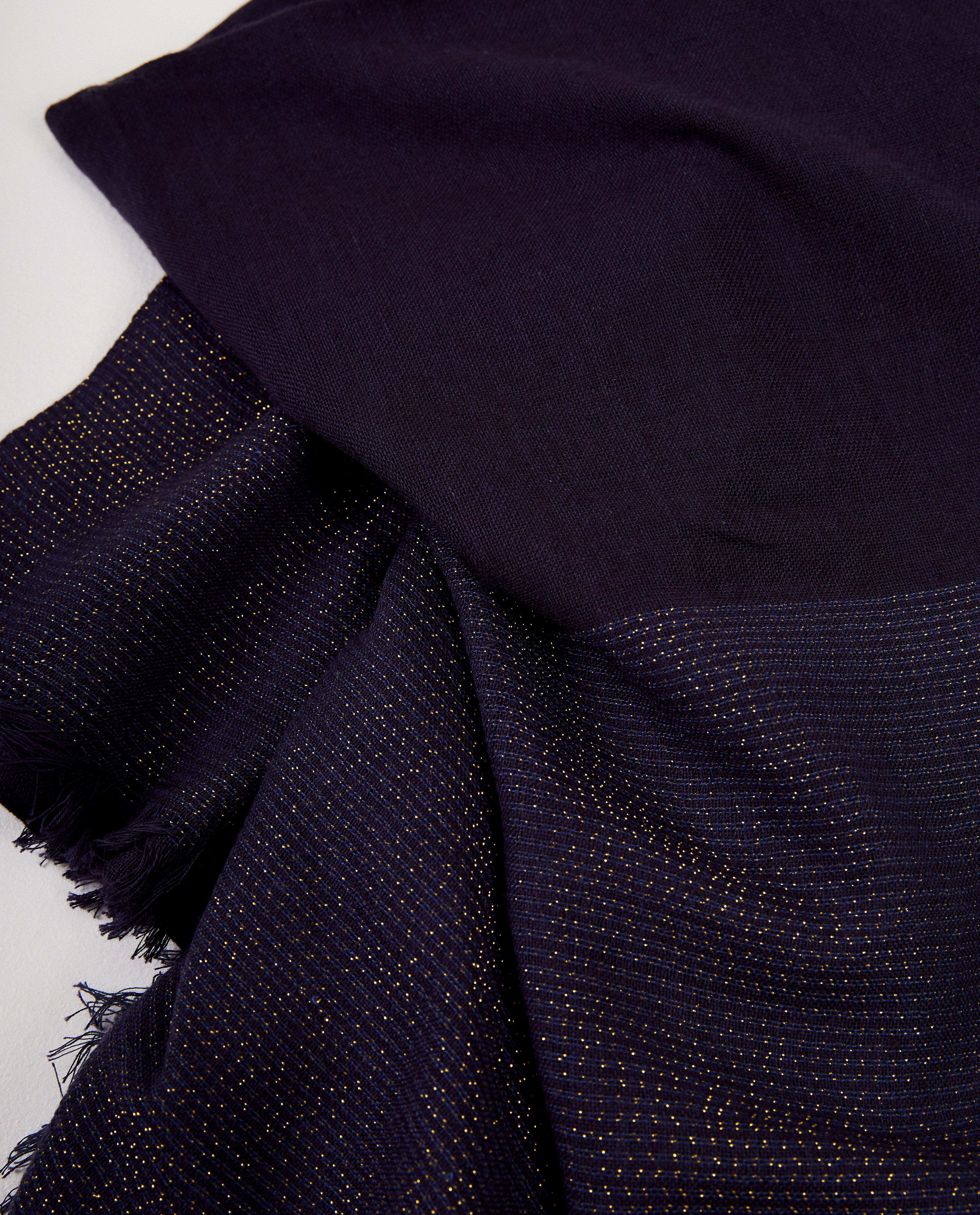 Breigoed - Donkerblauwe sjaal Pieces
