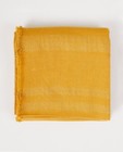 Gele sjaal met rafels Pieces - en strepen - Pieces