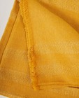 Breigoed - Gele sjaal met rafels Pieces
