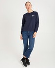 Blauwe sweater met print- My First - My first - zwangerschap - JBC