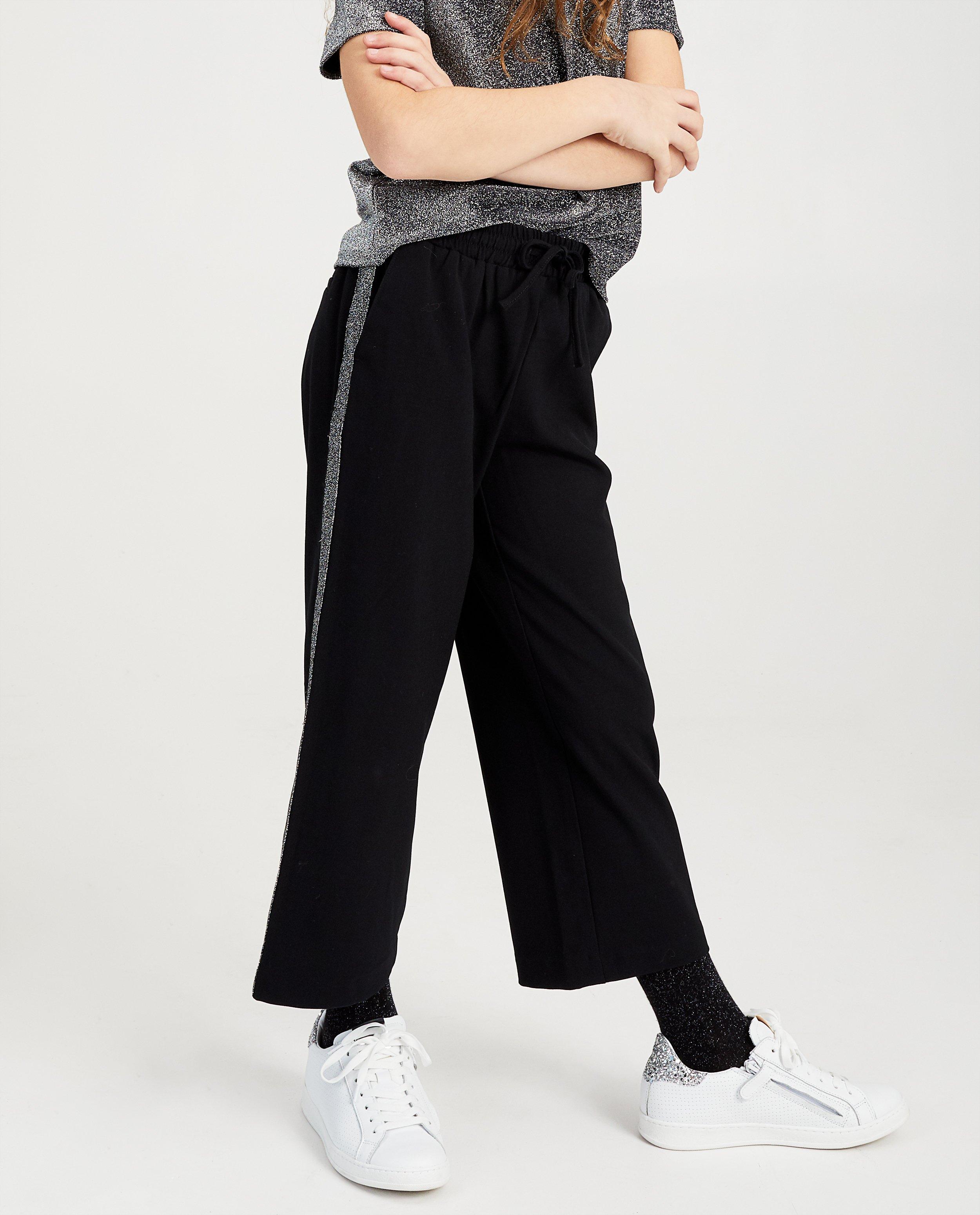 Broeken - Zwarte broek met glitter