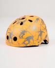 Oranje helm met skaterprint - reflecterende print - JBC