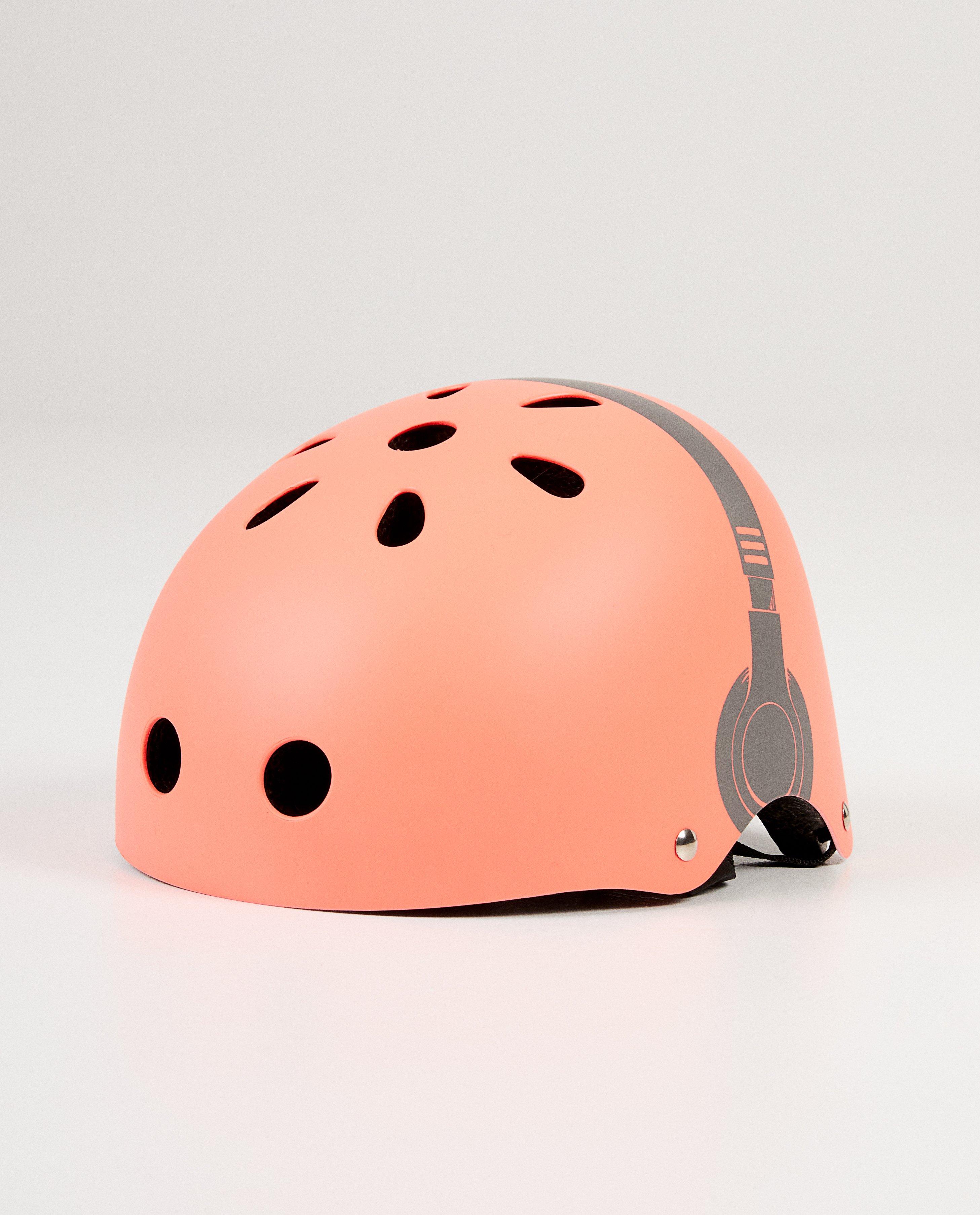 Casque rose, imprimé d’écouteurs - imprimé réfléchissant - JBC