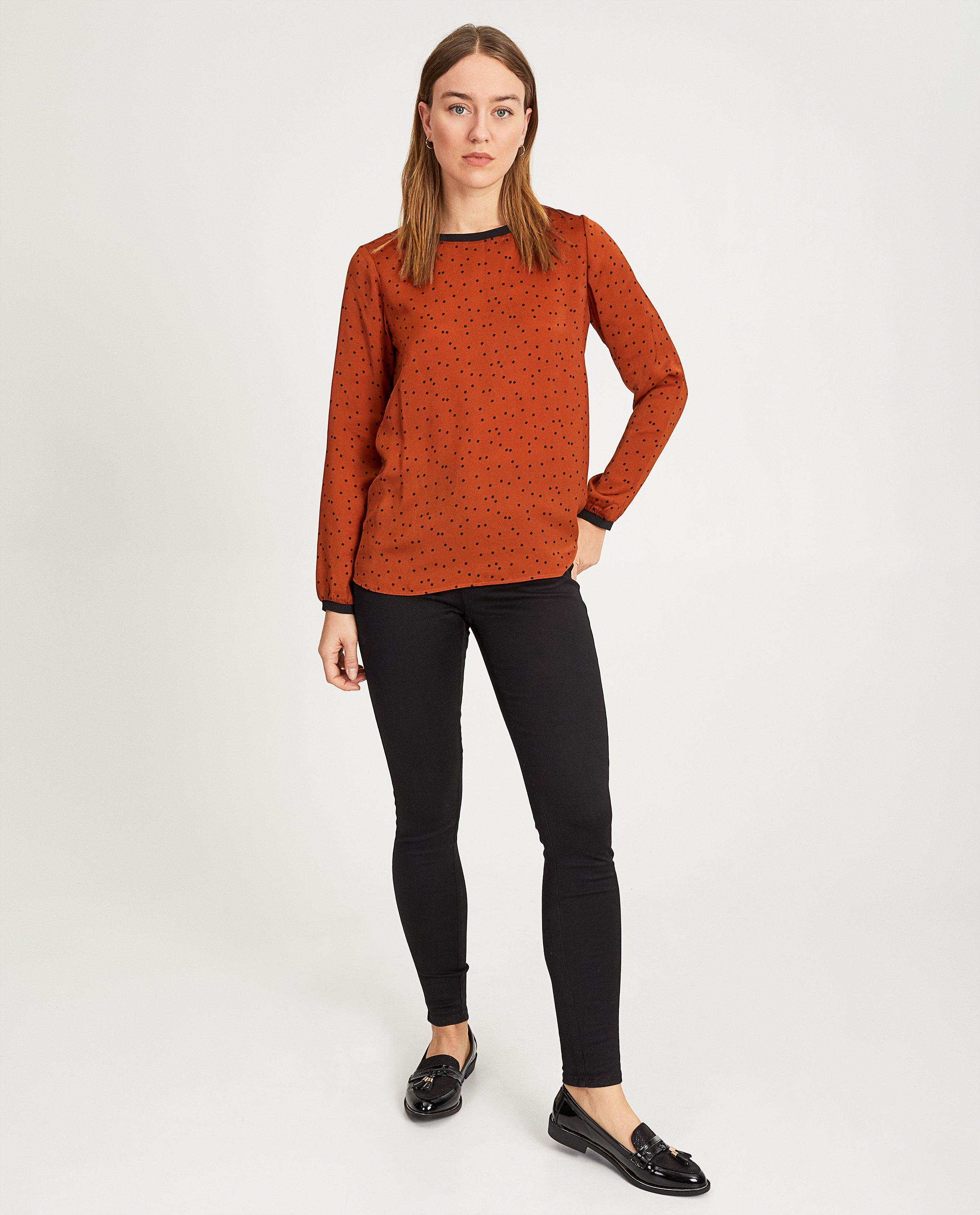 Zwarte skinny Sora - met hoge taille - Sora