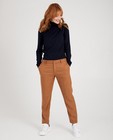 Pantalon brun Sora - plis repassés - Sora
