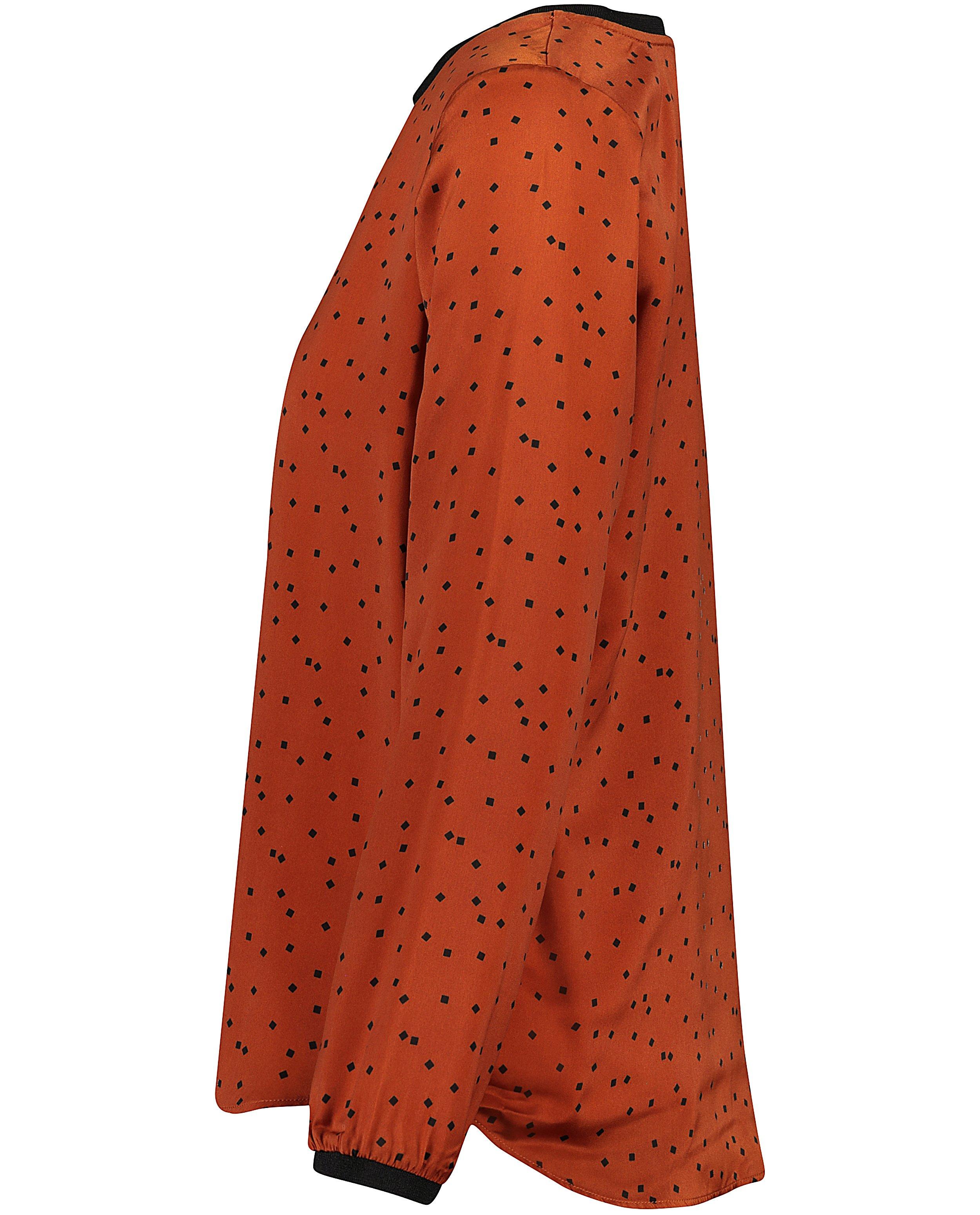 Chemises - Zwarte blouse met vierkantjes
