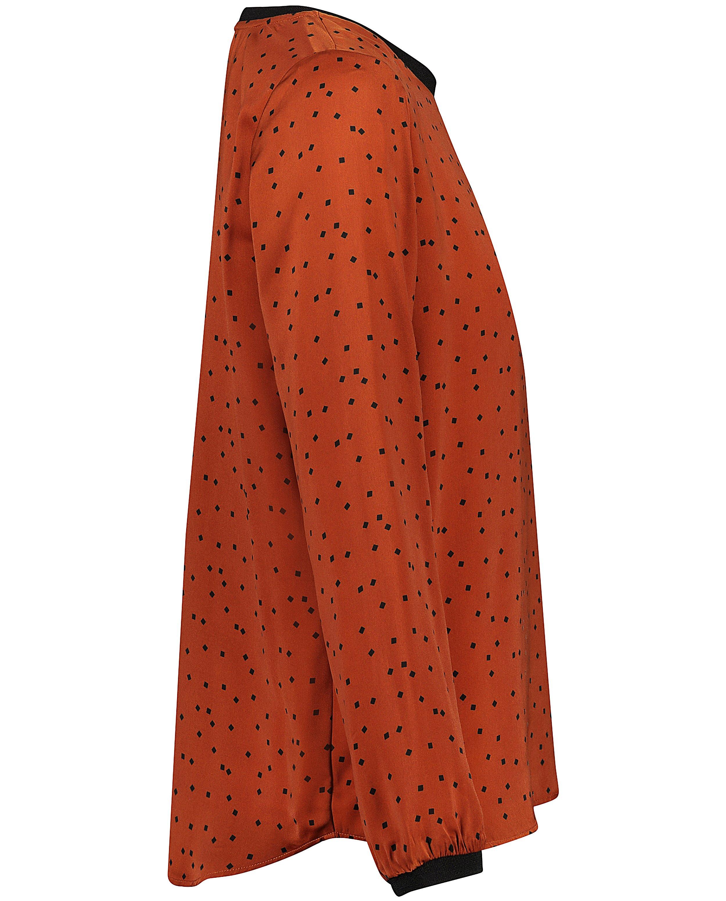 Chemises - Zwarte blouse met vierkantjes