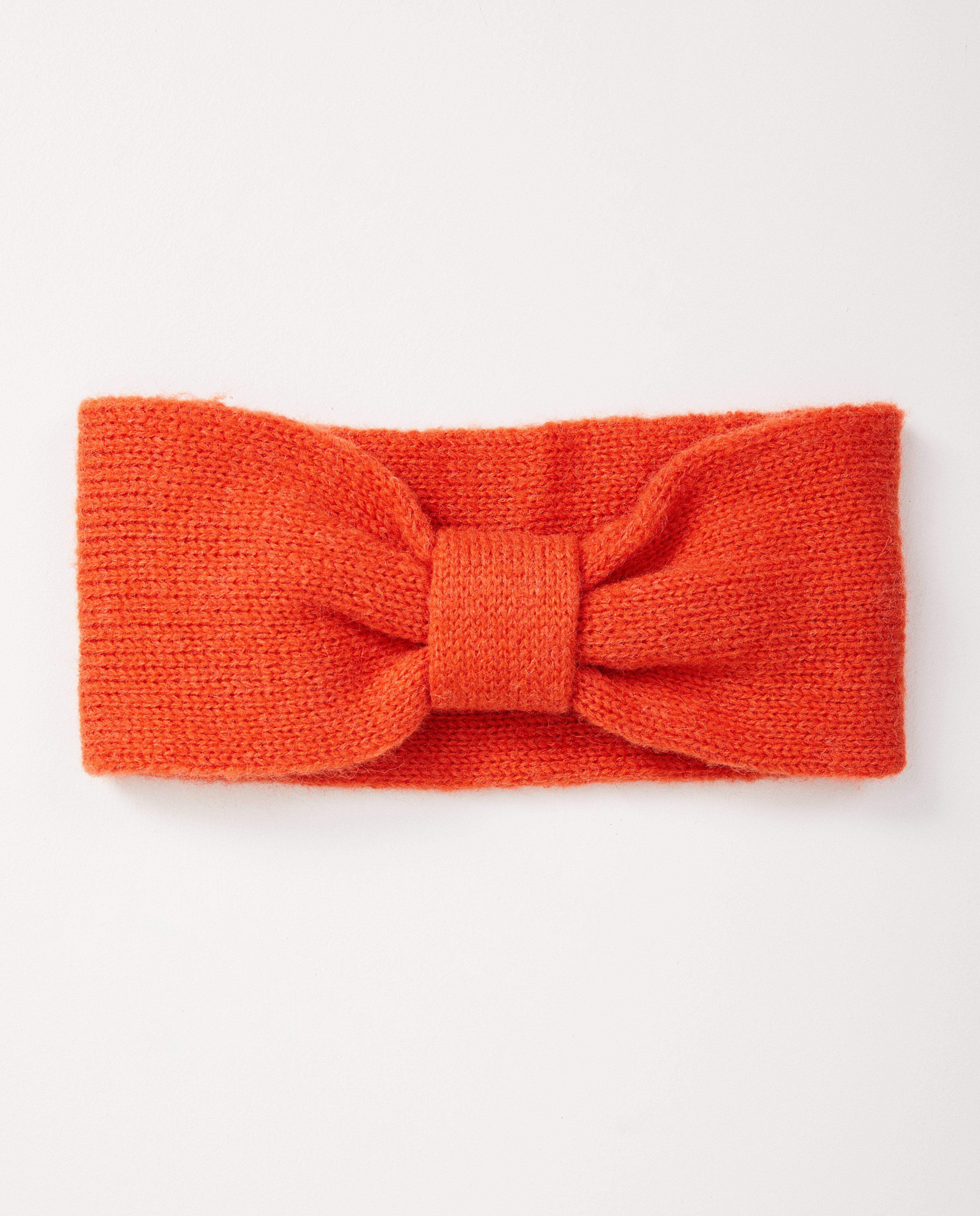 Bandeau orange #Like Me - fin tricot - Like Me