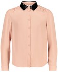 Hemden - Soepel roze hemd met pailletten