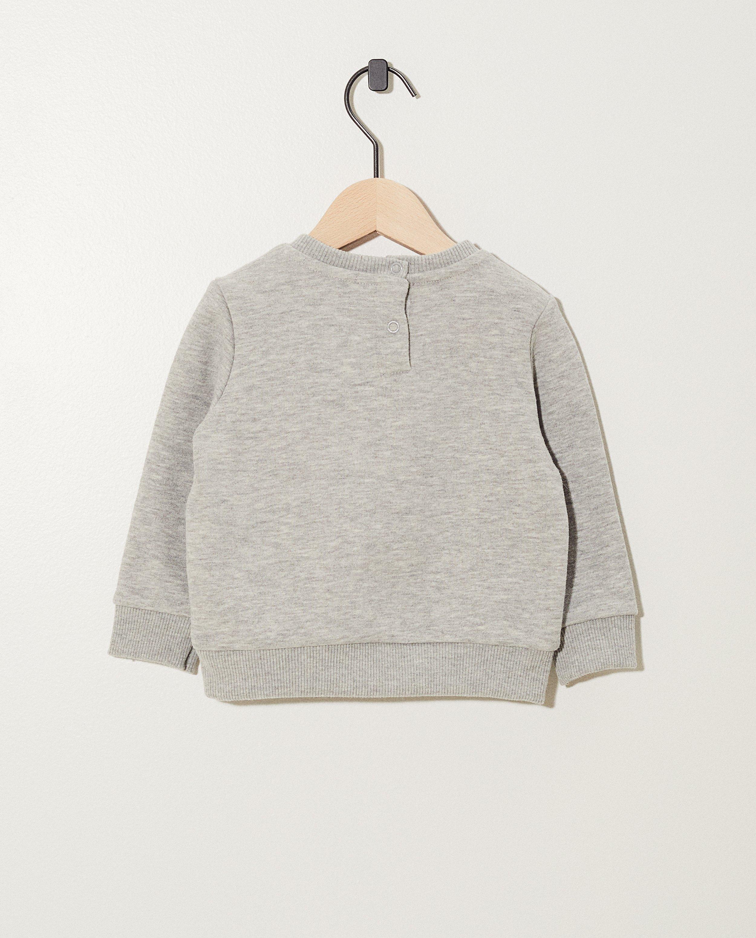 Sweats - Pull gris clair « Little one »