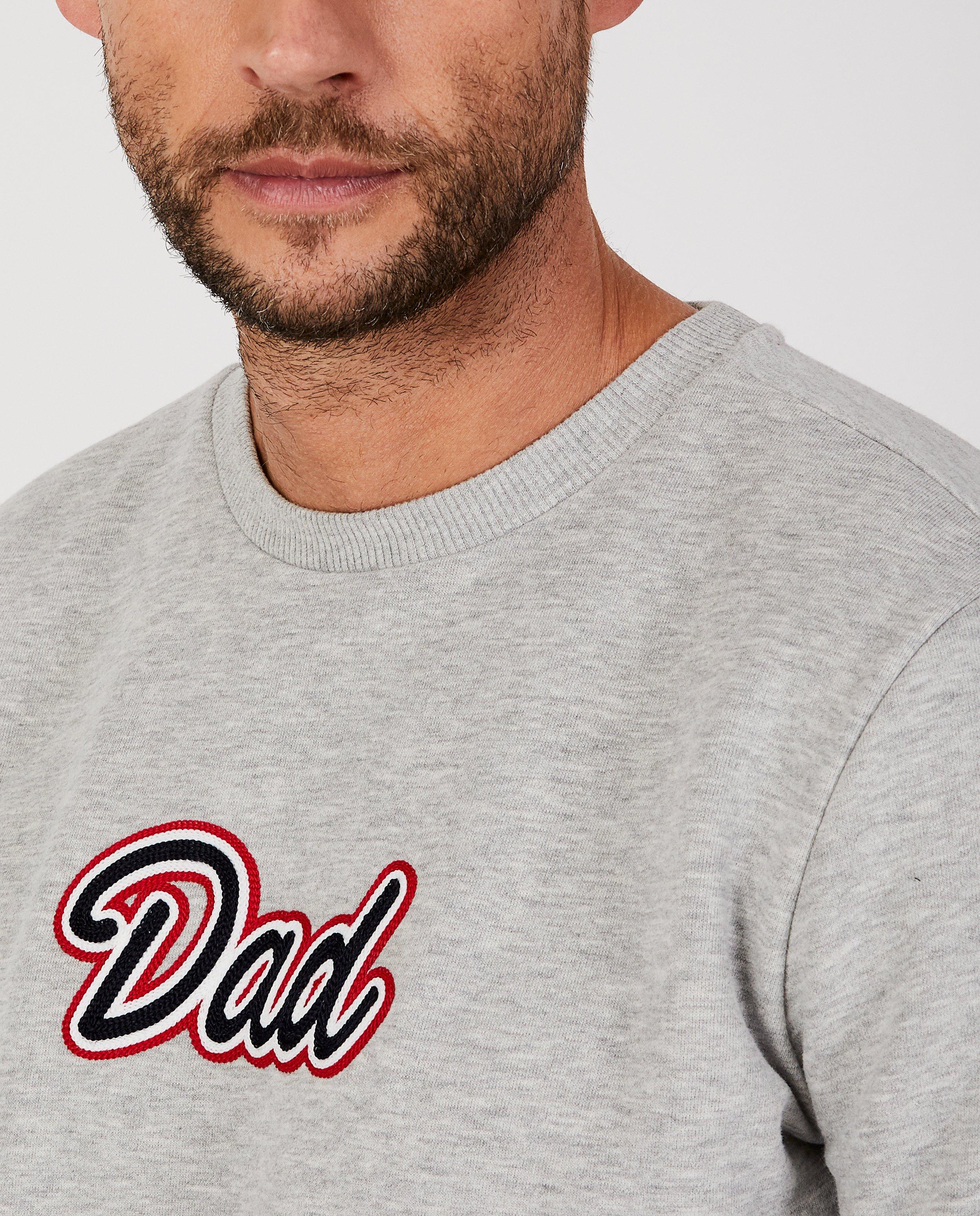 Sweats - Pull « Dad » gris clair